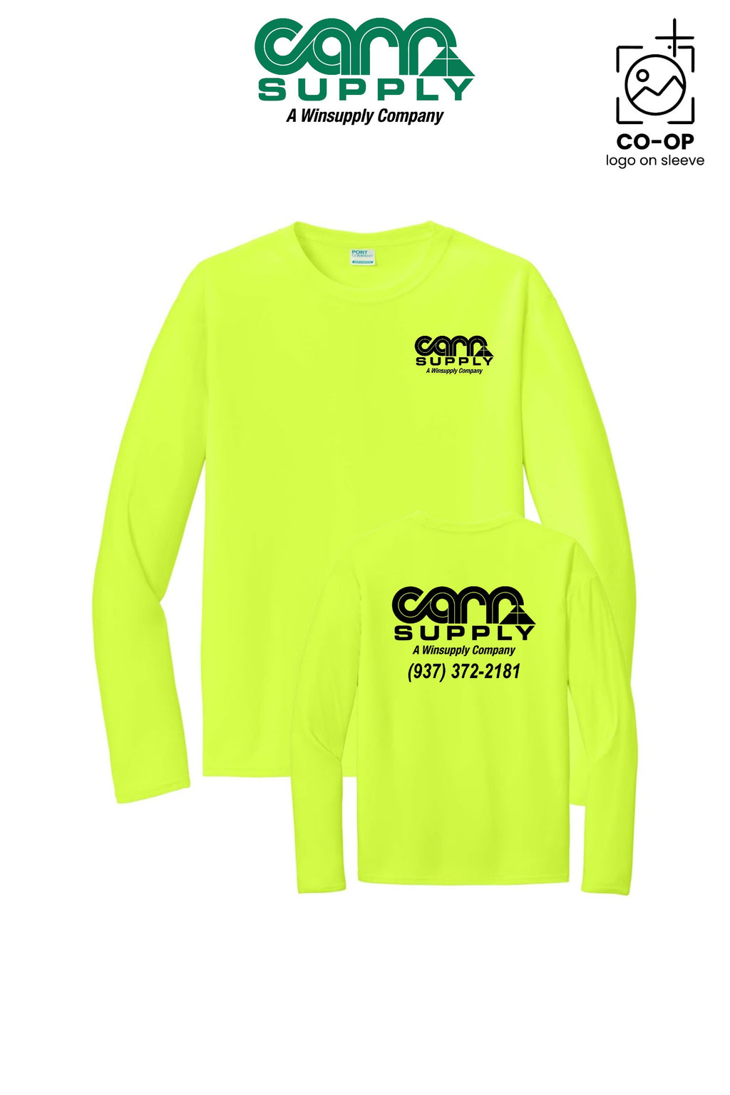 Port & Co™ Performance UPF 50 Long Sleeve - Carr Supply - Xenia