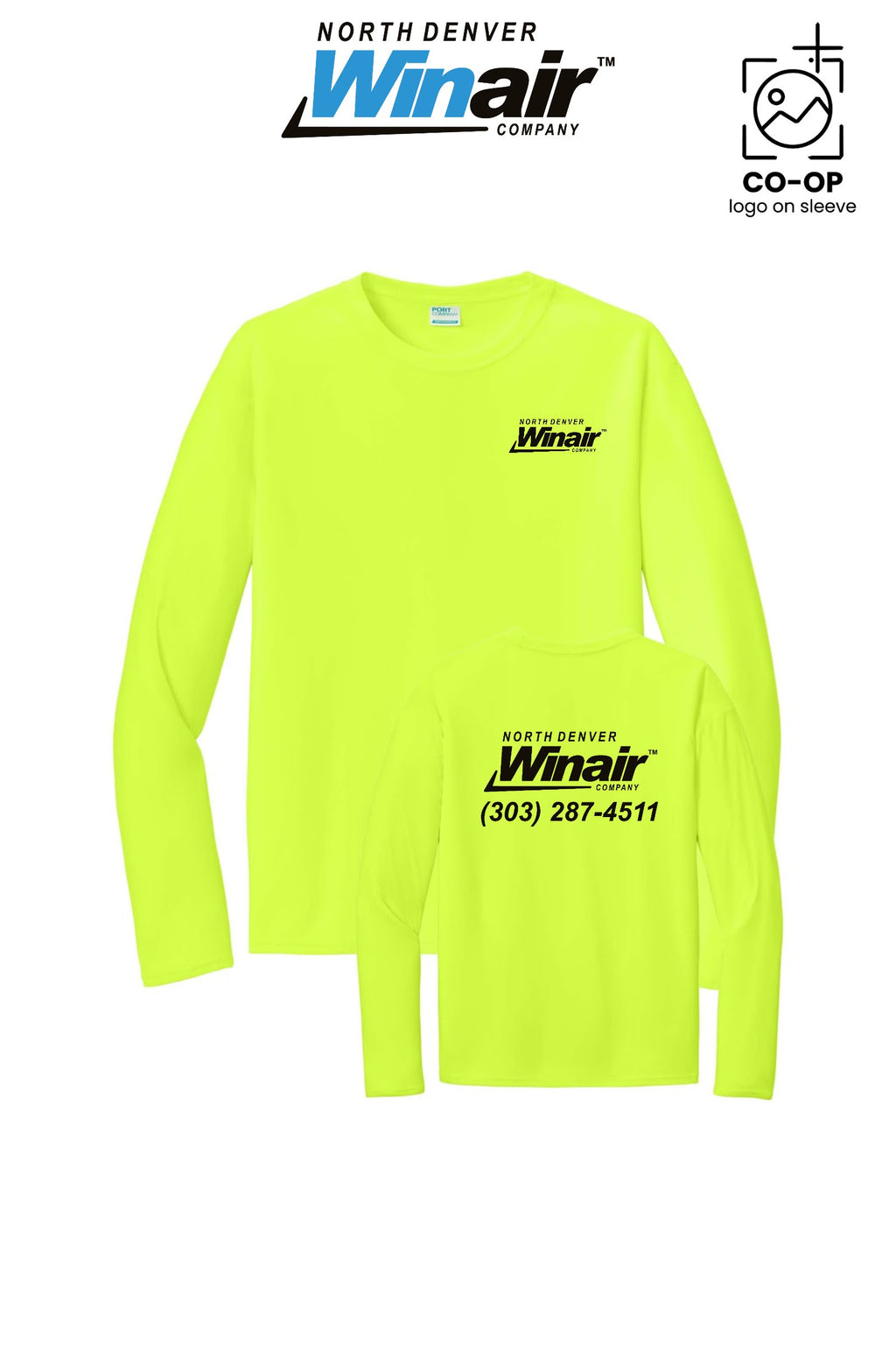 Port & Co™ Performance UPF 50 Long Sleeve - North Denver Winair