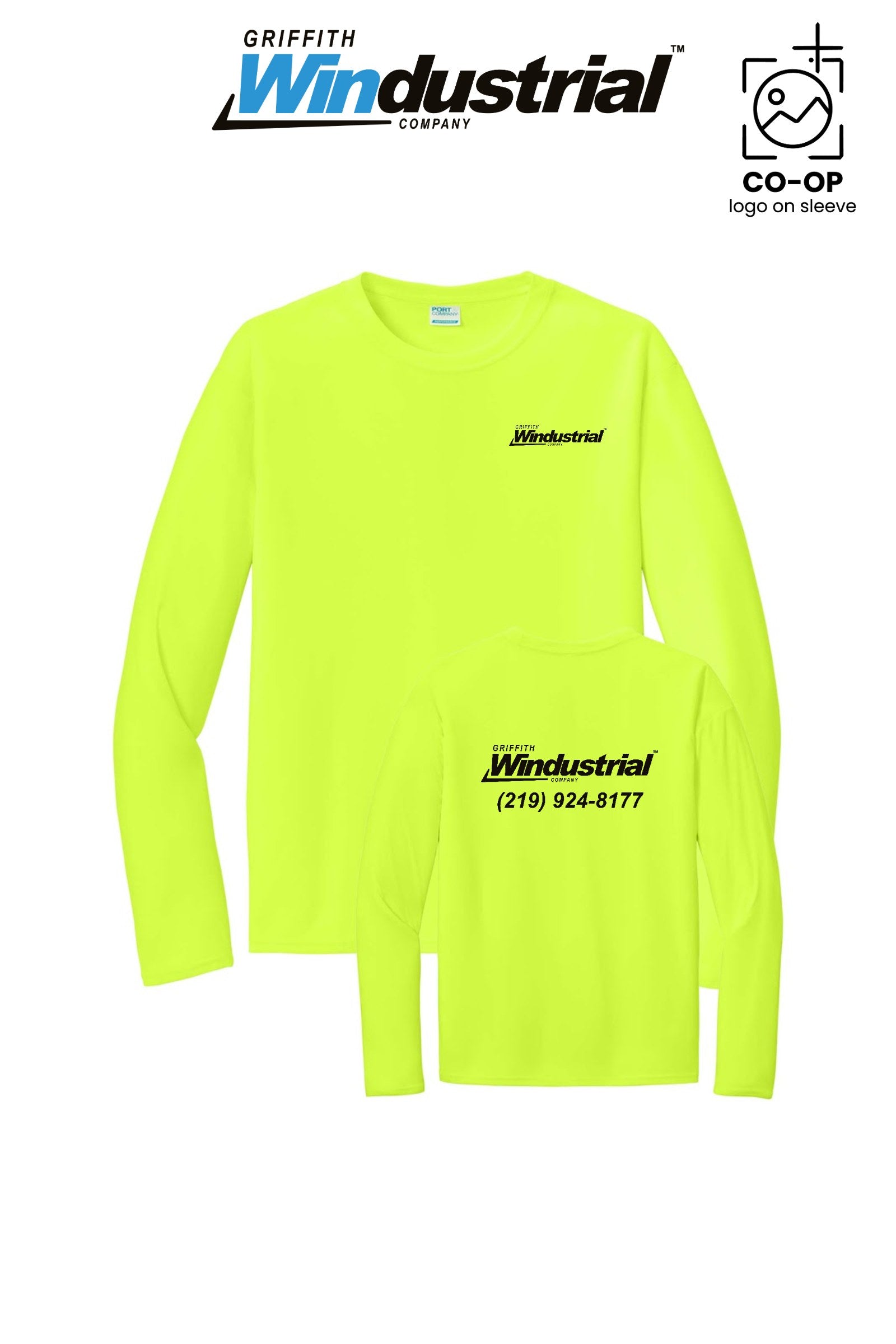 Port & Co™ Performance UPF 50 Long Sleeve - Griffith Windustrial