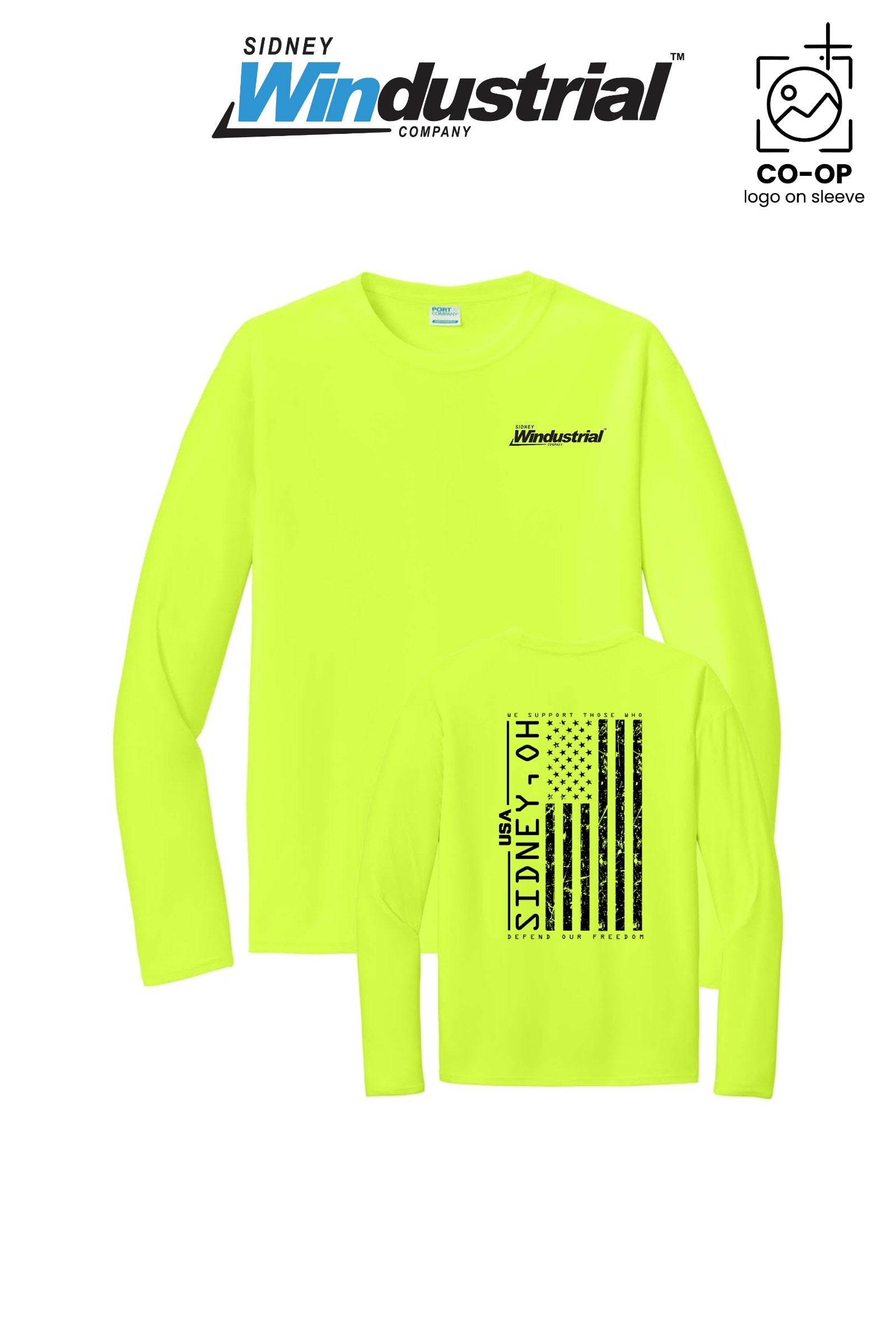 Port & Co™ Performance UPF 50 Long Sleeve - Sidney Windustrial
