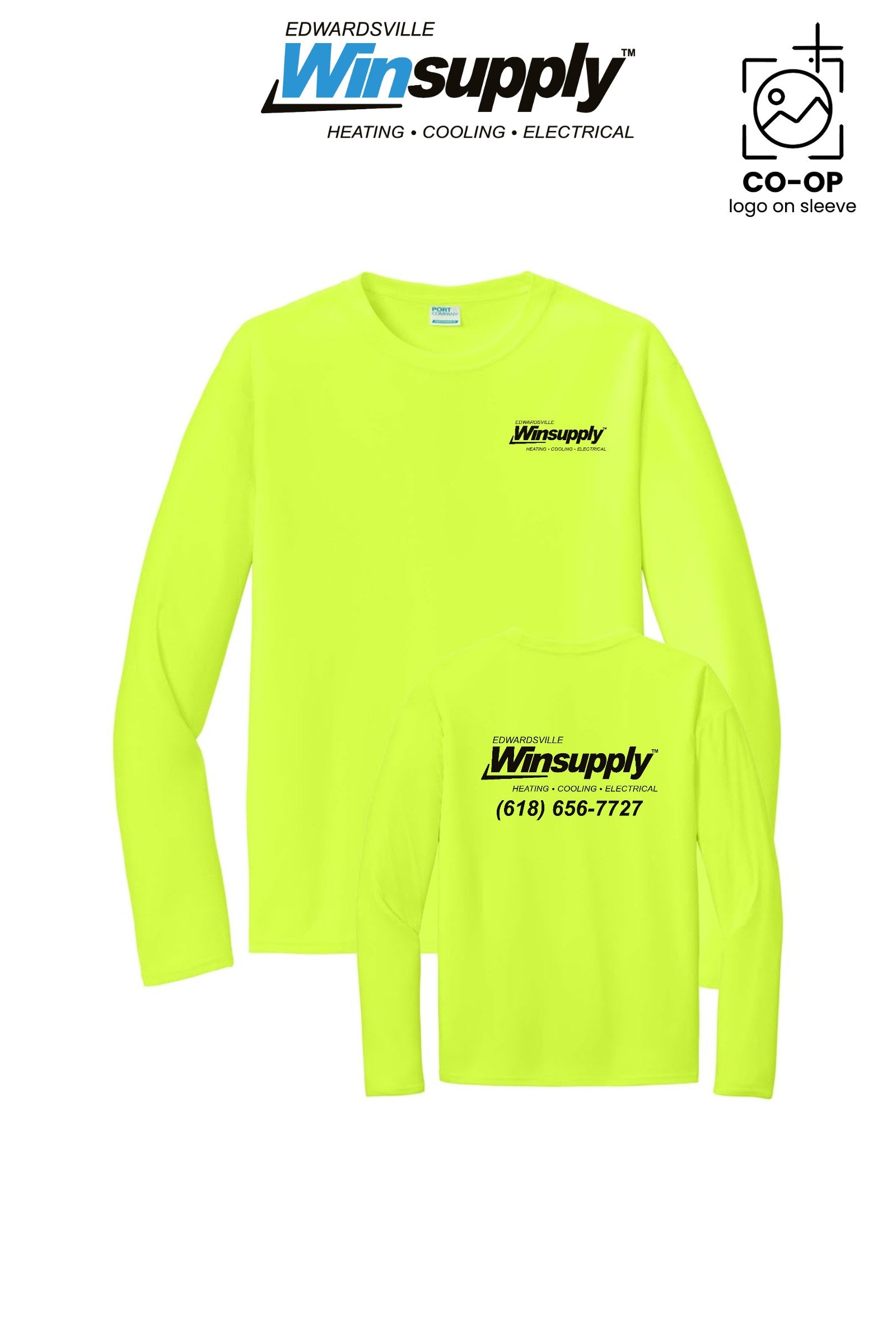 Port & Co™ Performance UPF 50 Long Sleeve - Edwardsville Winsupply