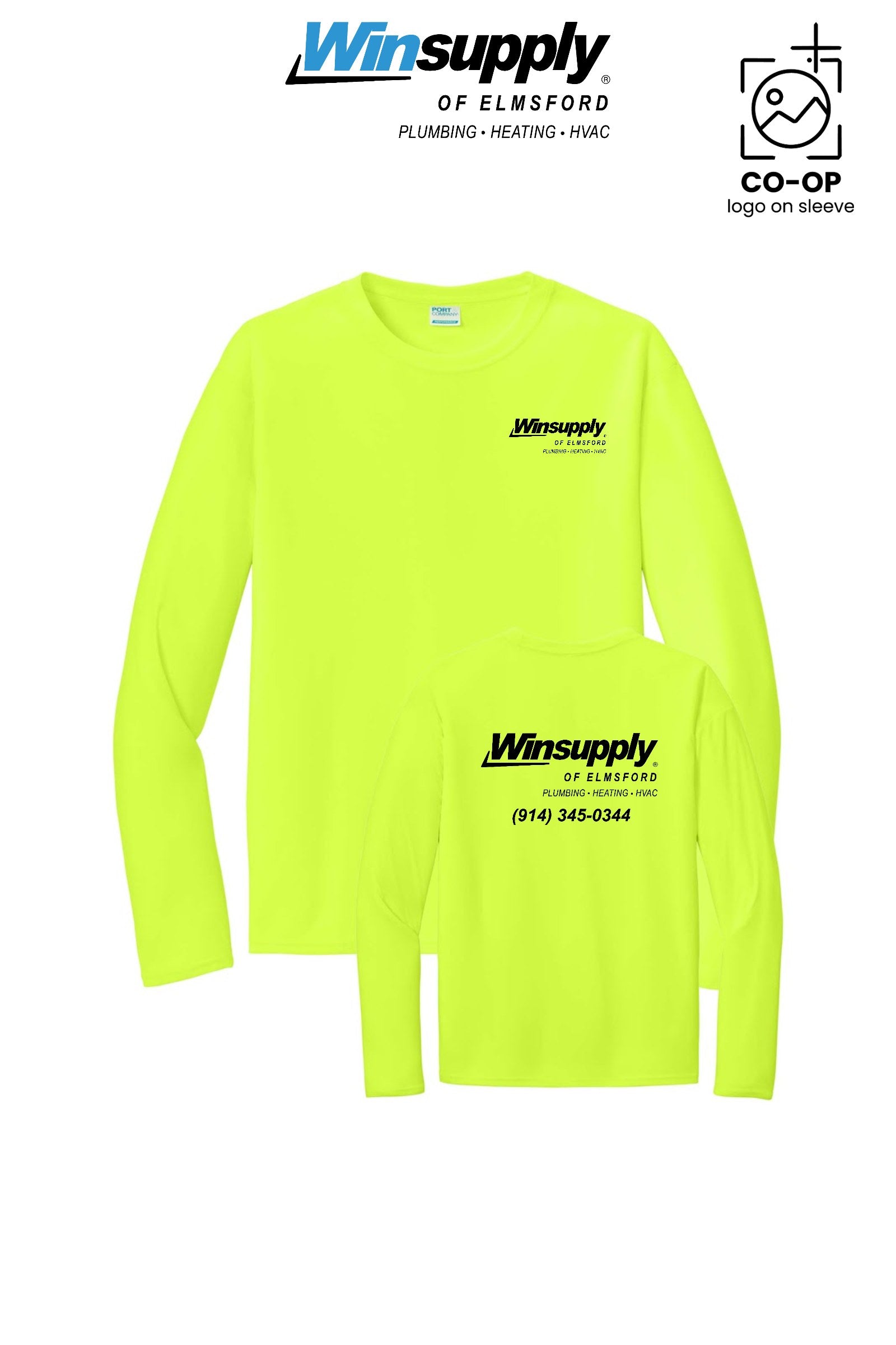 Port & Co™ Performance UPF 50 Long Sleeve - Winsupply of Elmsford