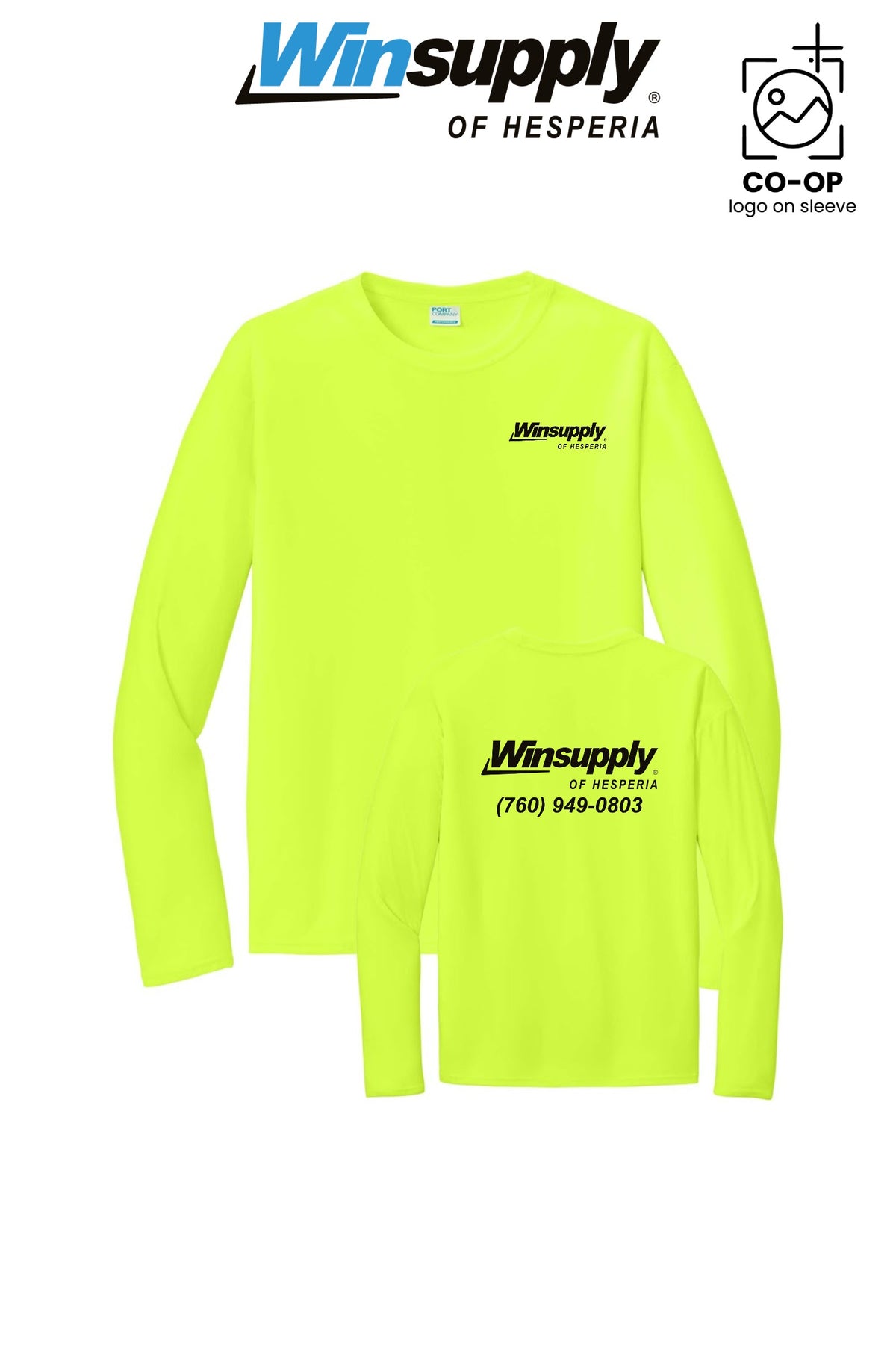 Port & Co™ Performance UPF 50 Long Sleeve - Winsupply of Hesperia