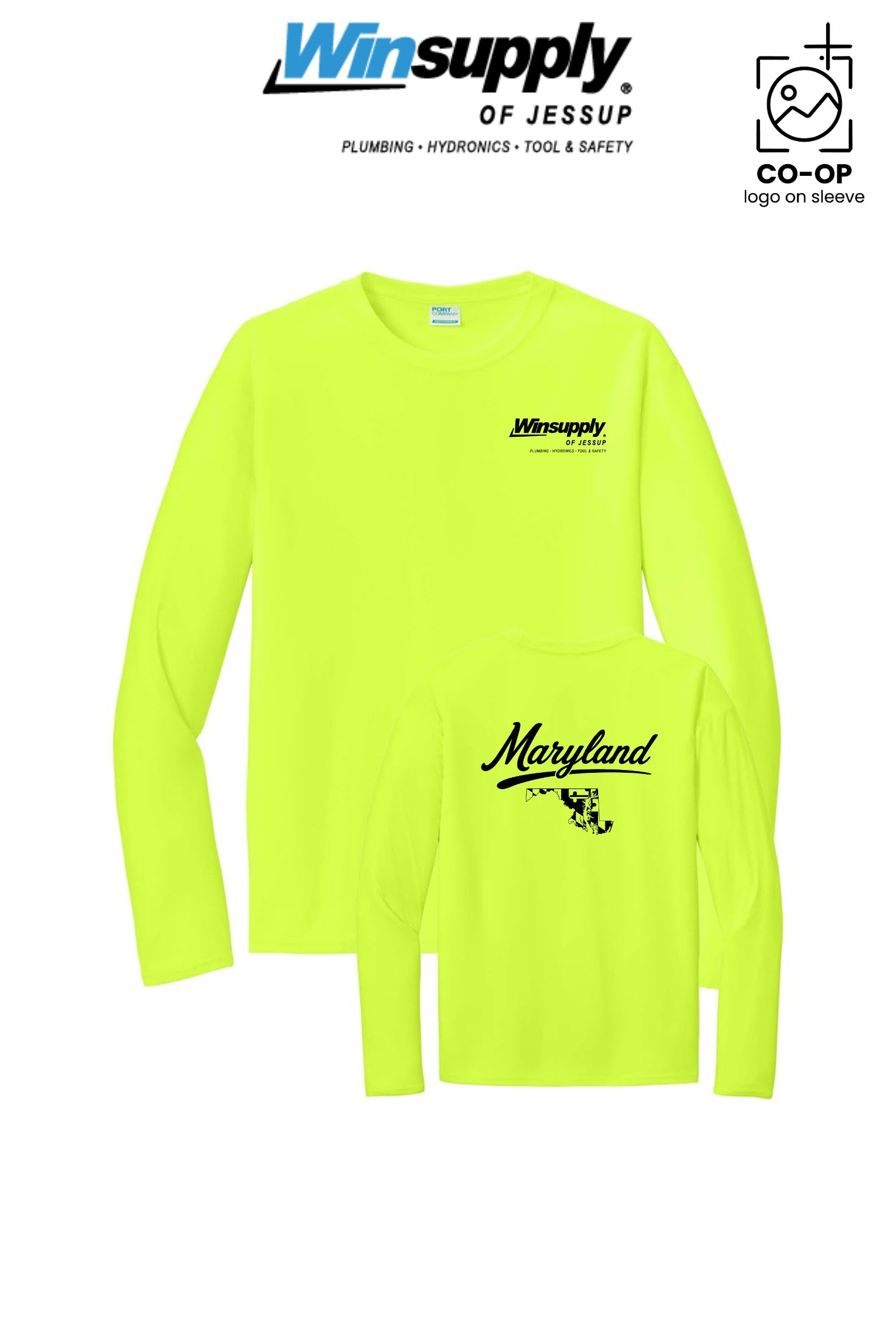 Port & Co™ Performance UPF 50 Long Sleeve - Winsupply of Jessup