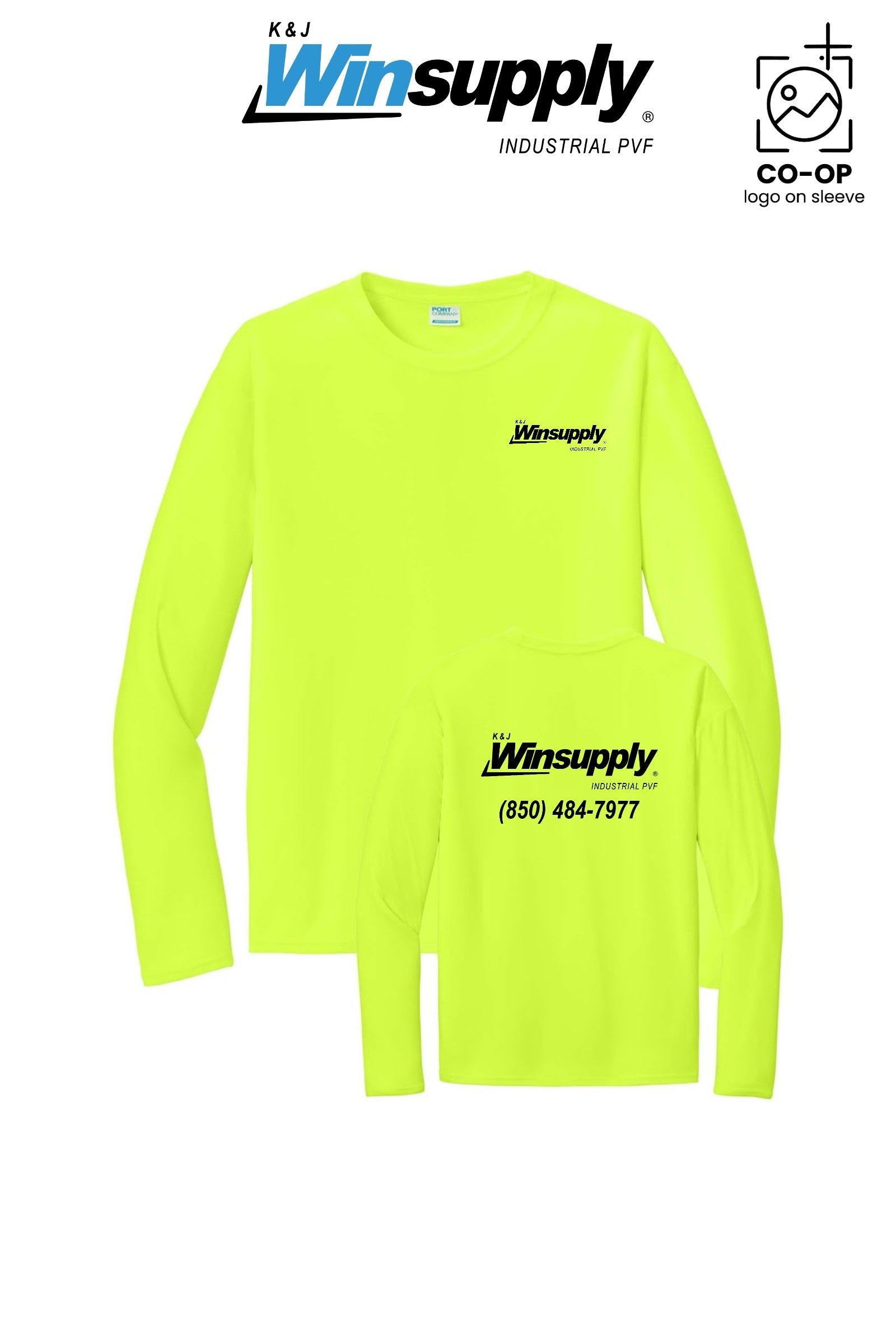 Port & Co™ Performance UPF 50 Long Sleeve - K & J Winsupply, Industrial PVF