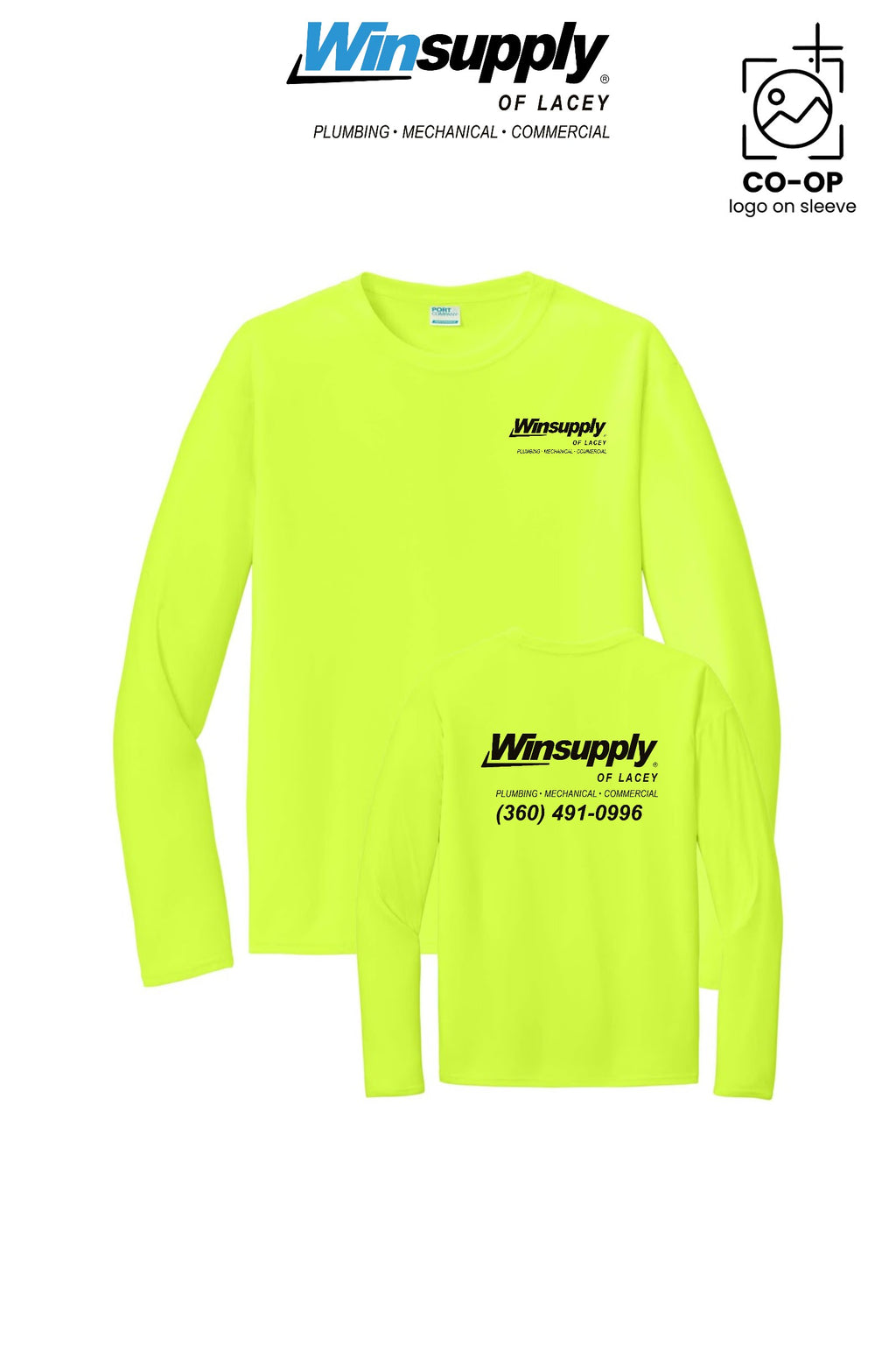 Port & Co™ Performance UPF 50 Long Sleeve - Winsupply of Lacey