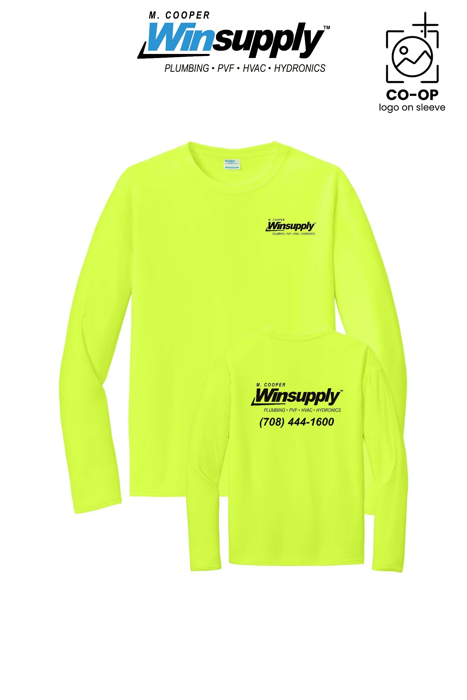 Port & Co™ Performance UPF 50 Long Sleeve - M. Cooper Winsupply Co.