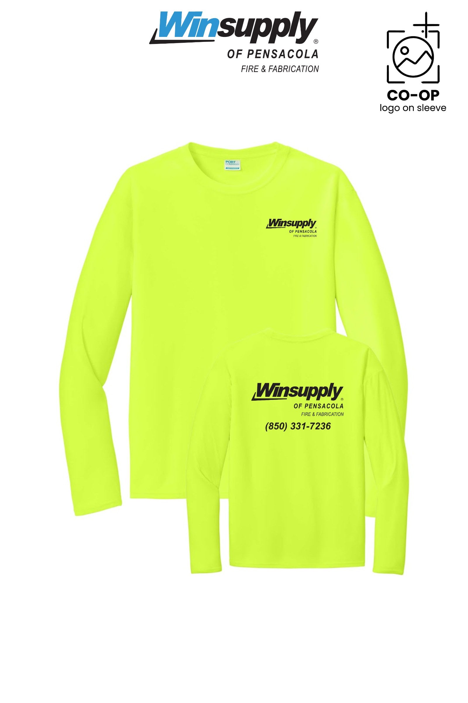Port & Co™ Performance UPF 50 Long Sleeve - Winsupply Pensacola Fire & Fabrication