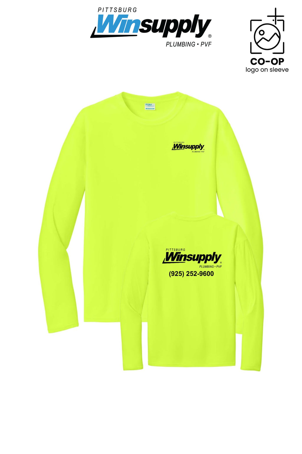 Port & Co™ Performance UPF 50 Long Sleeve - Pittsburg Winsupply