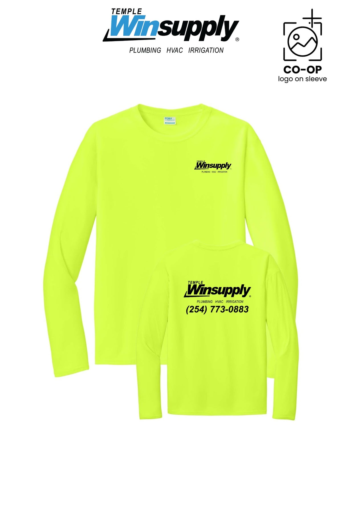 Port & Co™ Performance UPF 50 Long Sleeve - Temple Winsupply