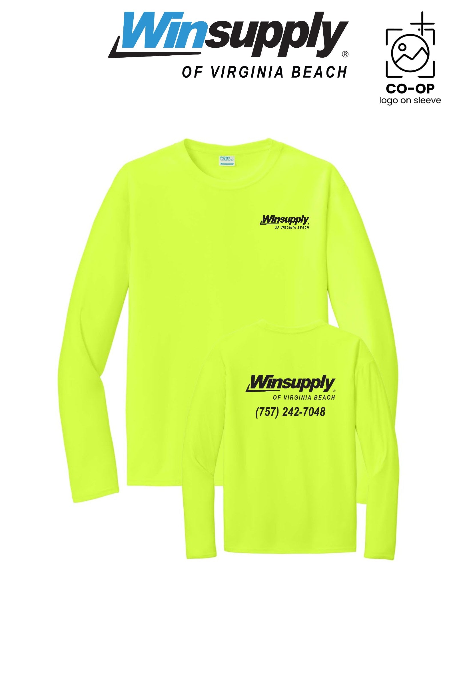 Port & Co™ Performance UPF 50 Long Sleeve - Winsupply Virginia Beach VA