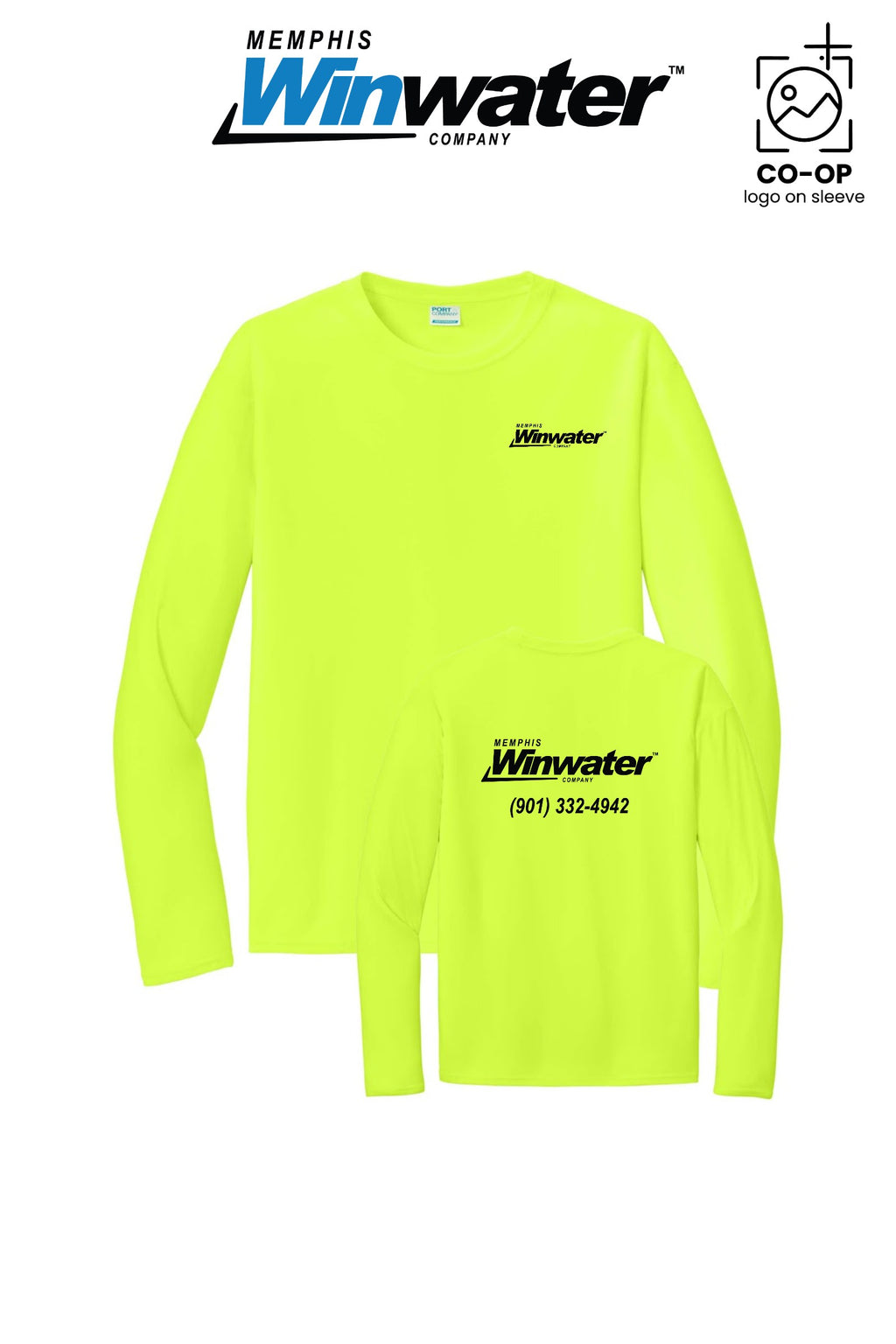 Port & Co™ Performance UPF 50 Long Sleeve - Memphis Winwater