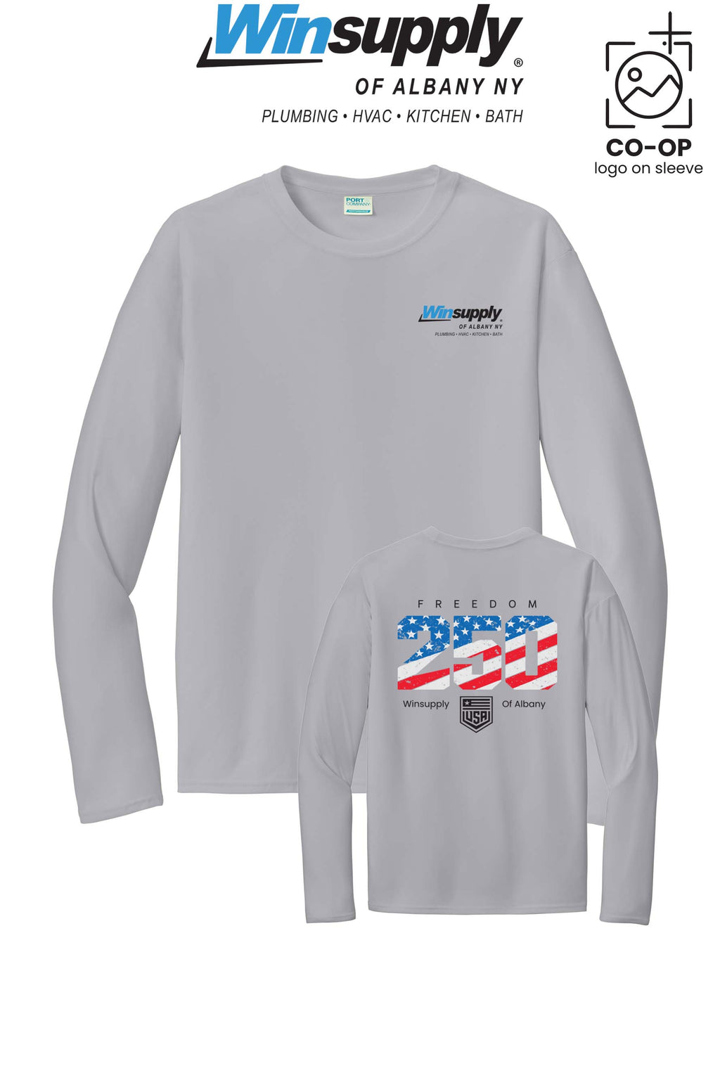 Port & Co™ Performance UPF 50 Long Sleeve - Winsupply of Albany NY