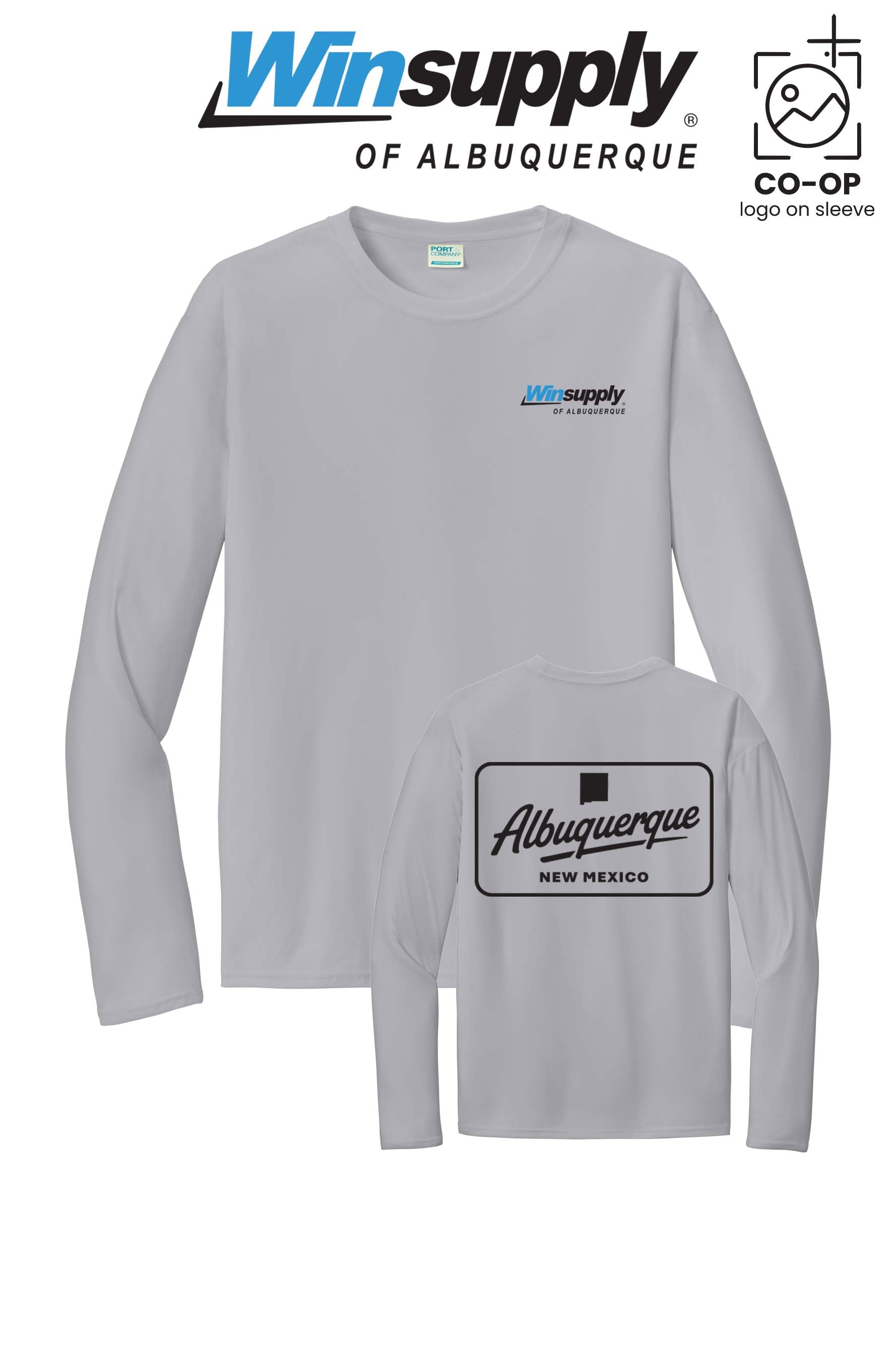 Port & Co™ Performance UPF 50 Long Sleeve - Winsupply of Albuquerque