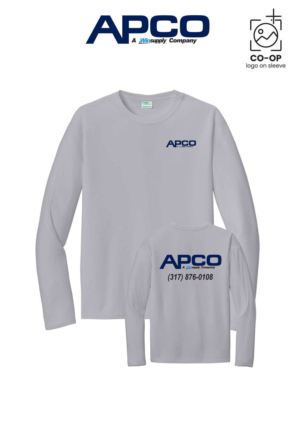 Port & Co™ Performance UPF 50 Long Sleeve - APCO Supply - Indianapolis
