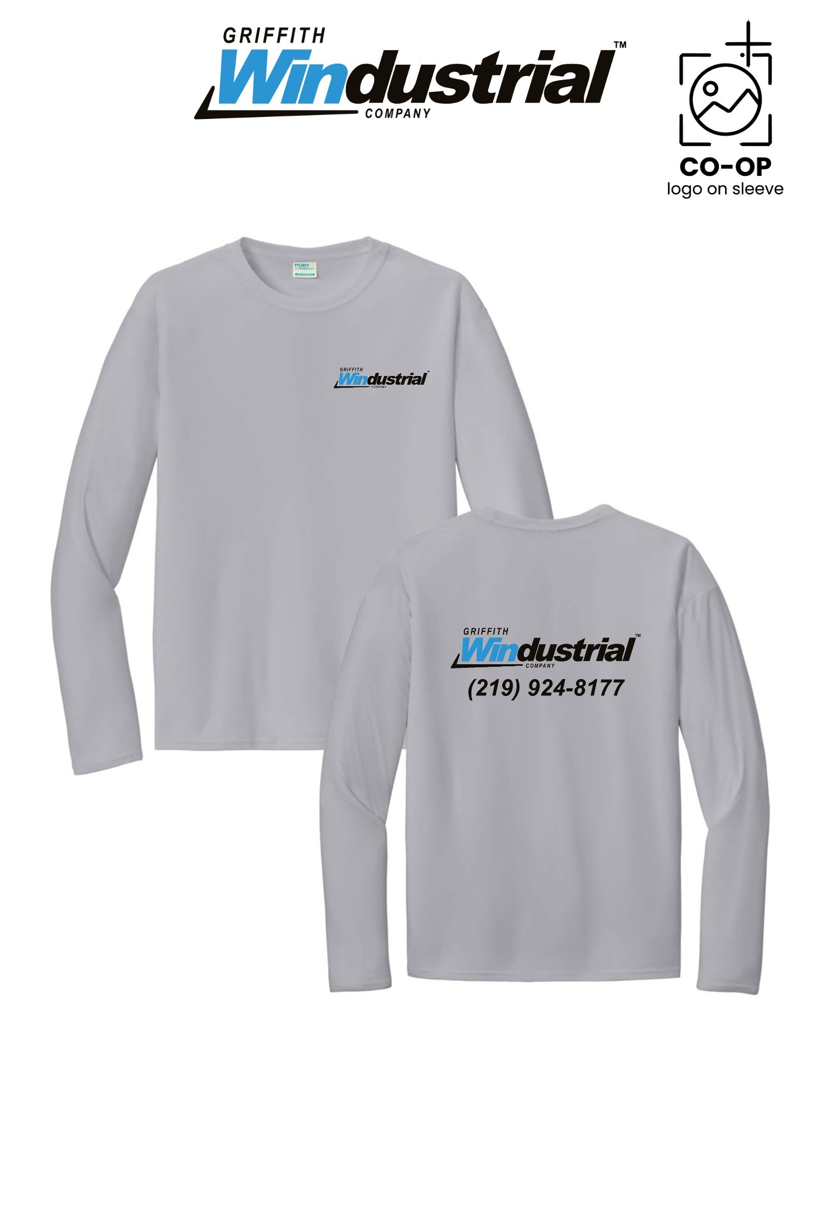 Port & Co™ Performance UPF 50 Long Sleeve - Griffith Windustrial