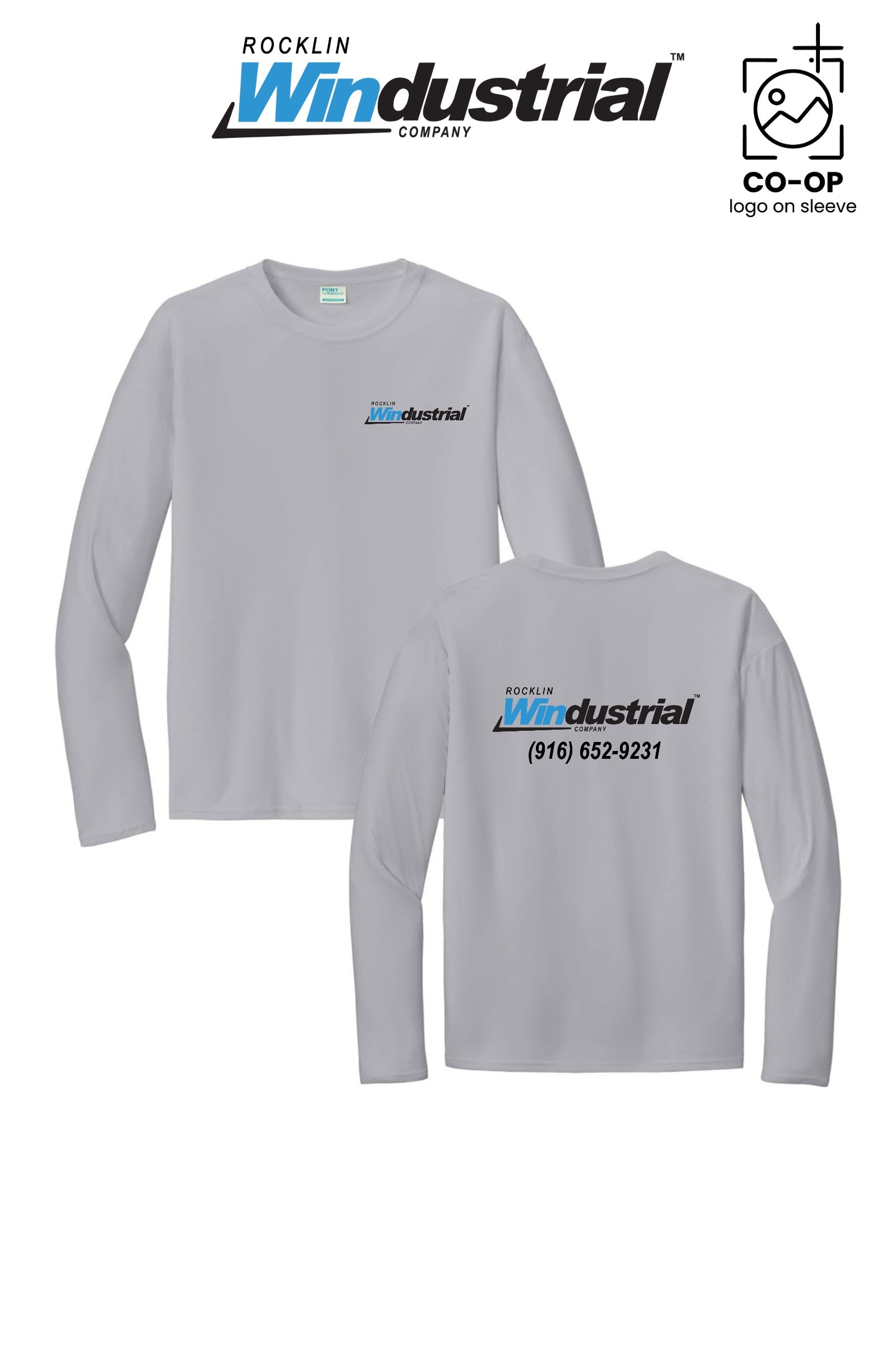 Port & Co™ Performance UPF 50 Long Sleeve - Rocklin Windustrial