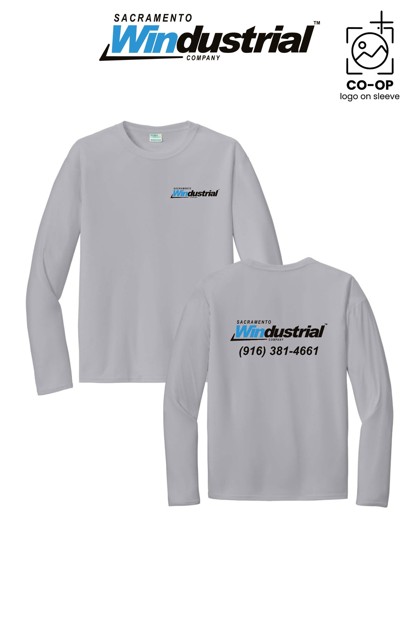 Port & Co™ Performance UPF 50 Long Sleeve - Sacramento Windustrial