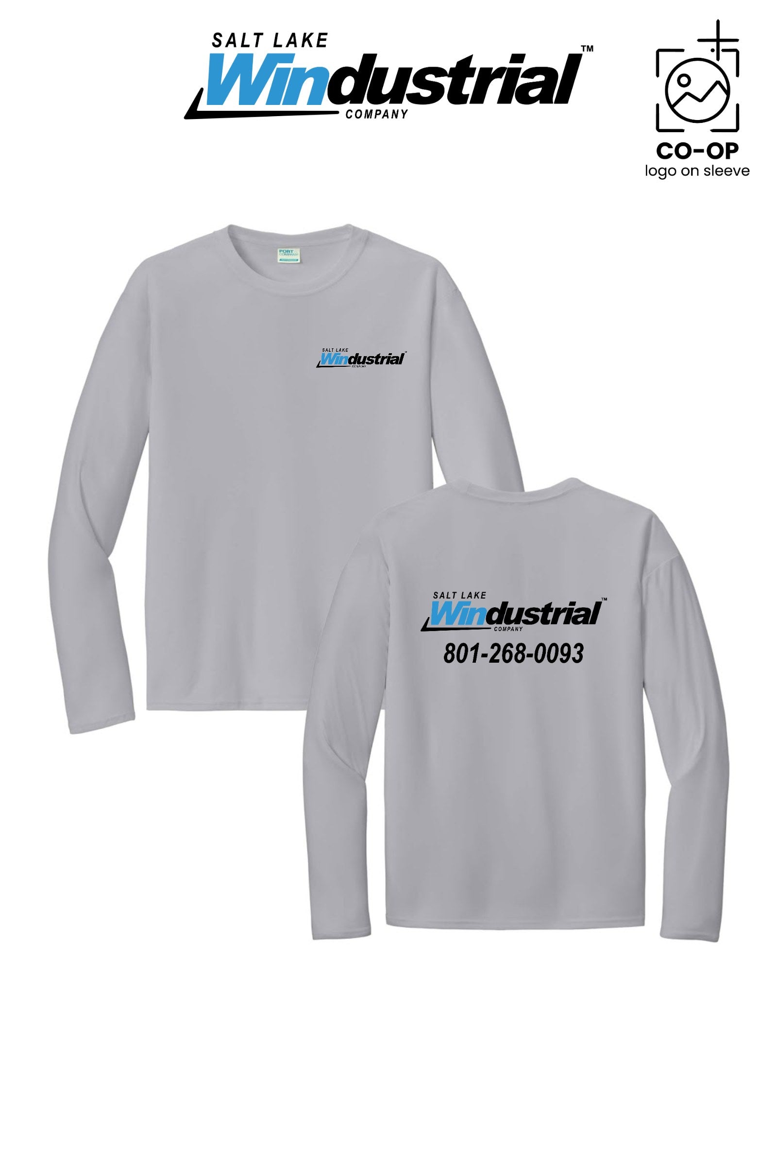 Port & Co™ Performance UPF 50 Long Sleeve - Salt Lake Windustrial