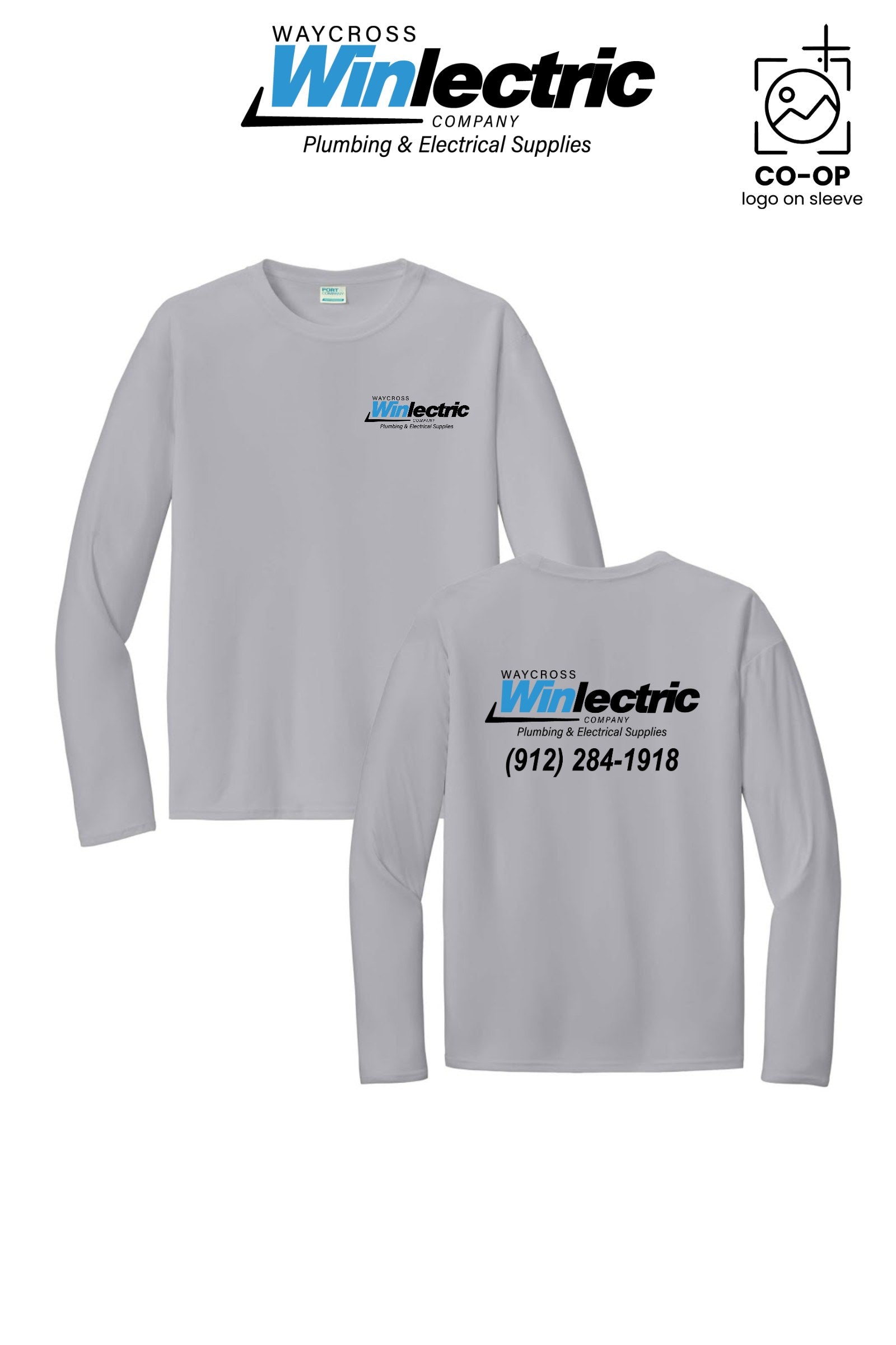 Port & Co™ Performance UPF 50 Long Sleeve - Waycross Winlectric