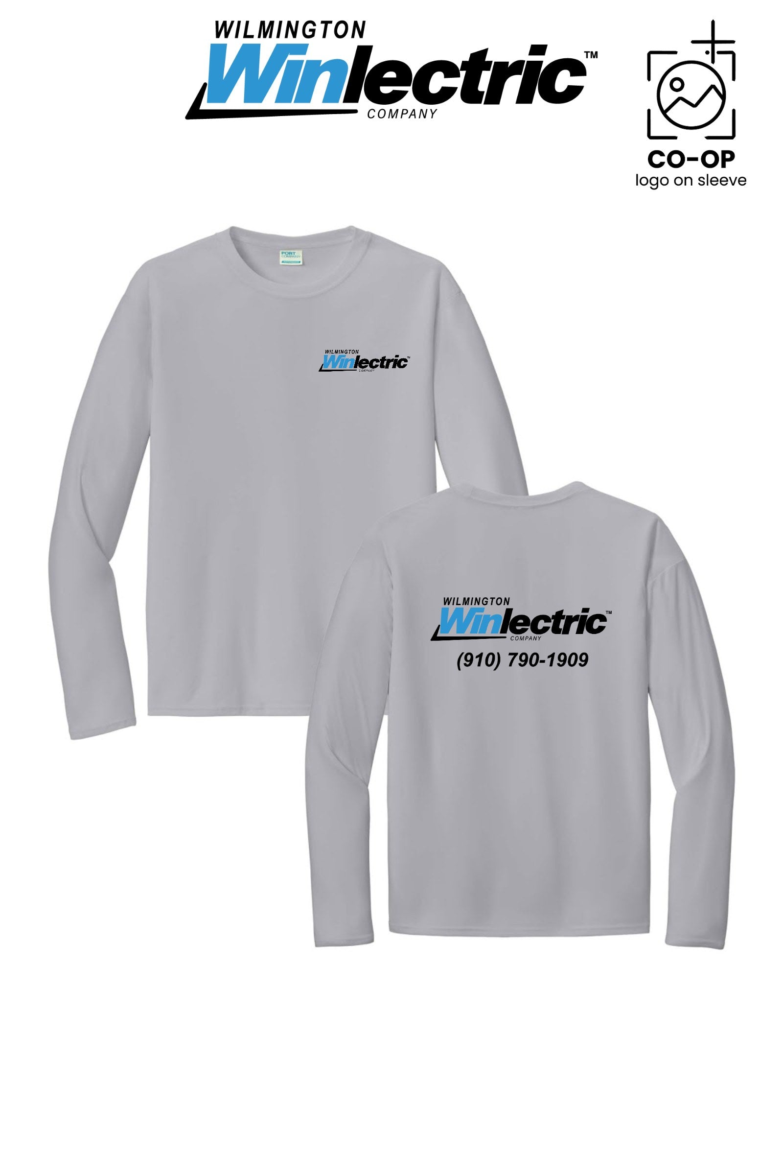 Port & Co™ Performance UPF 50 Long Sleeve - Wilmington Winlectric
