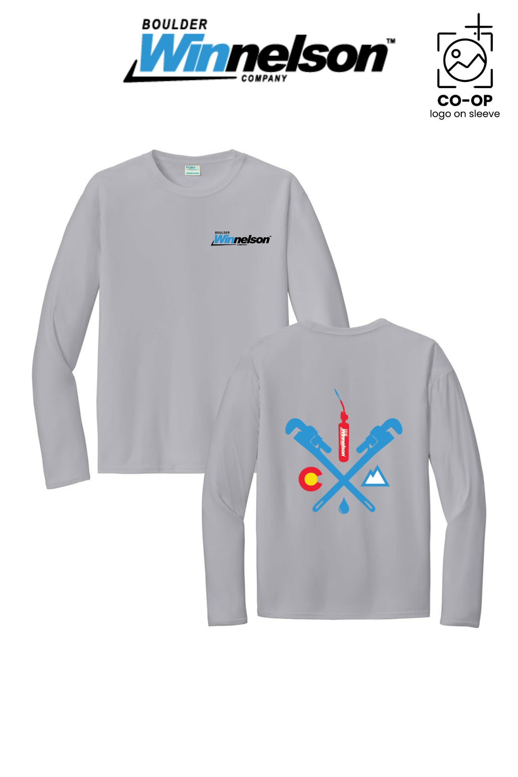 Port & Co™ Performance UPF 50 Long Sleeve - Boulder Winnelson