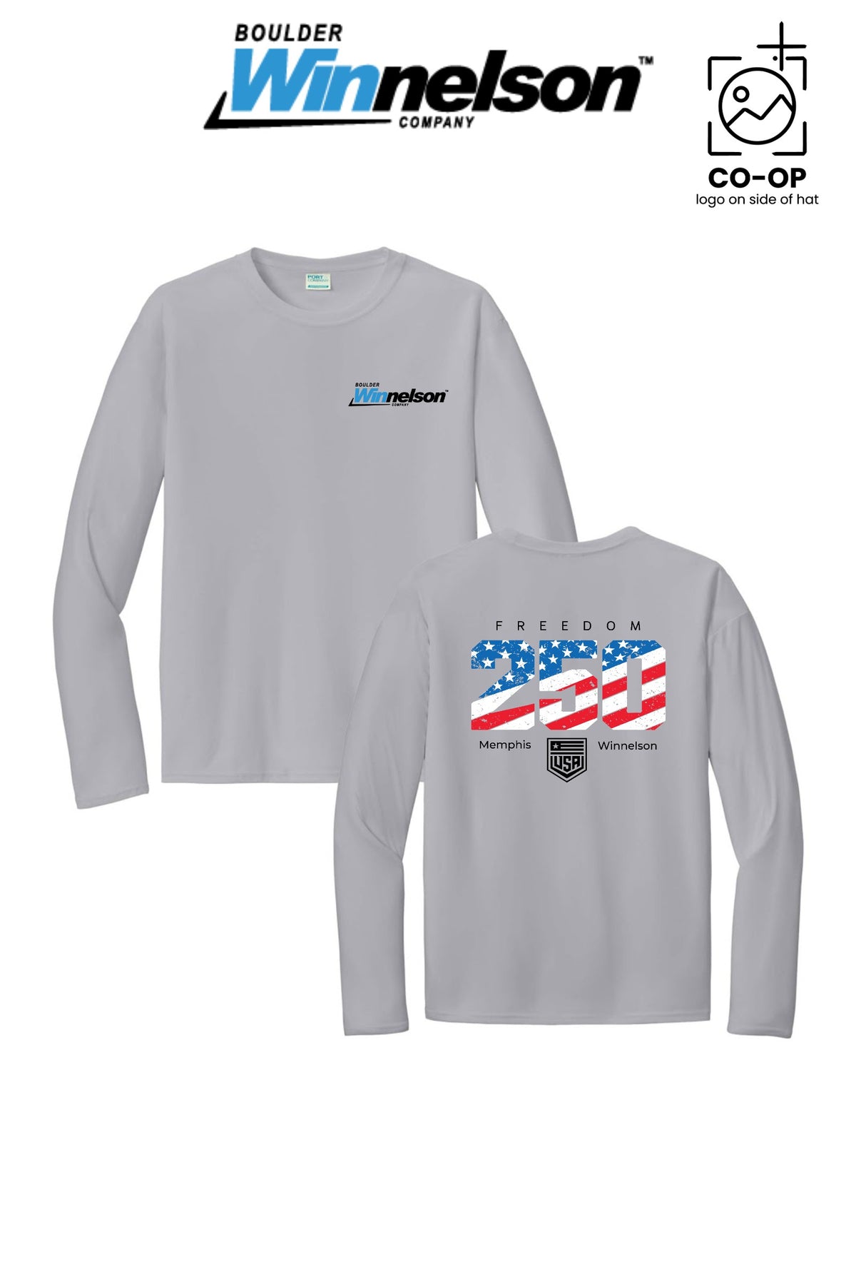 Port & Co™ Performance UPF 50 Long Sleeve - Memphis Winnelson