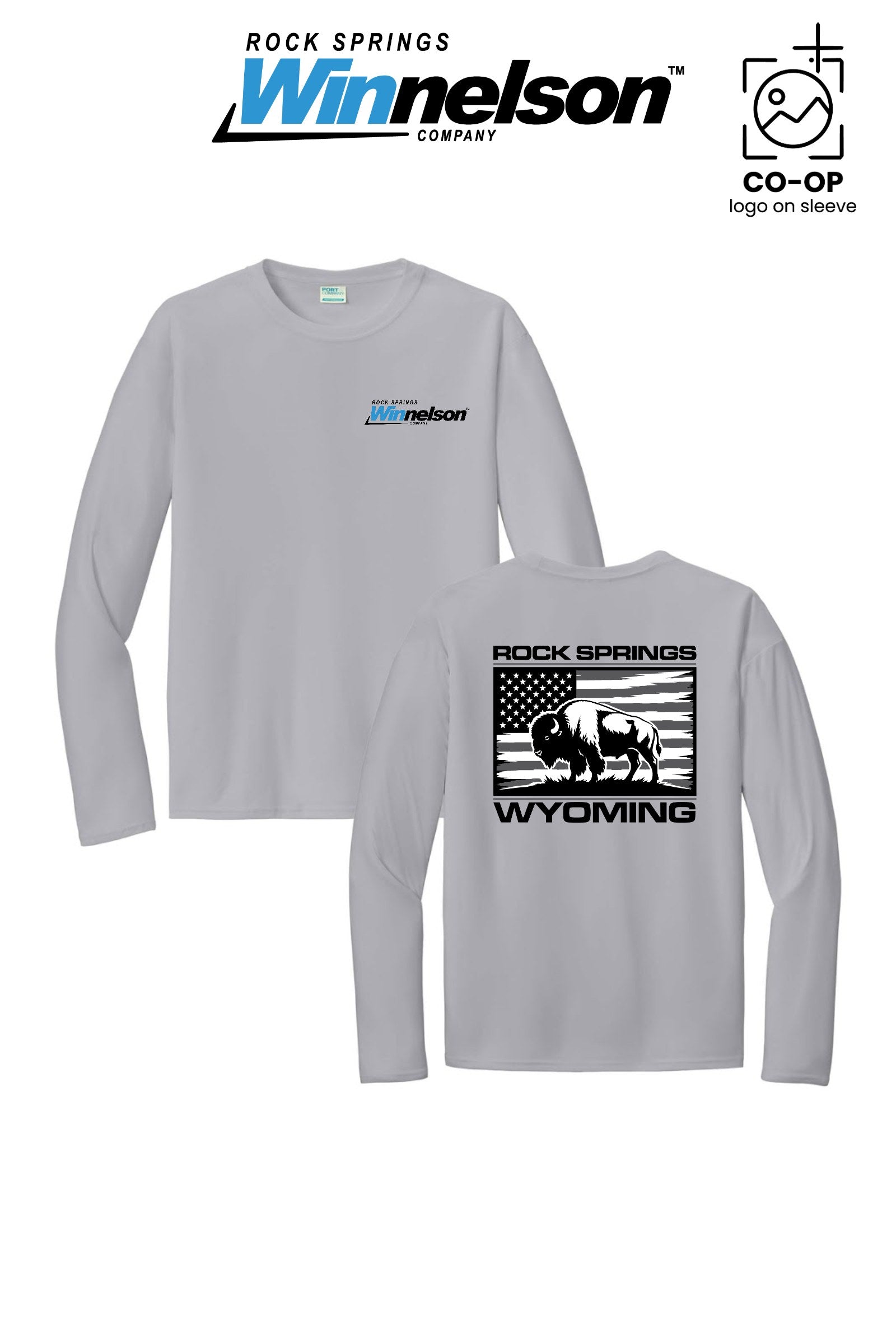 Port & Co™ Performance UPF 50 Long Sleeve - Rock Springs Winnelson