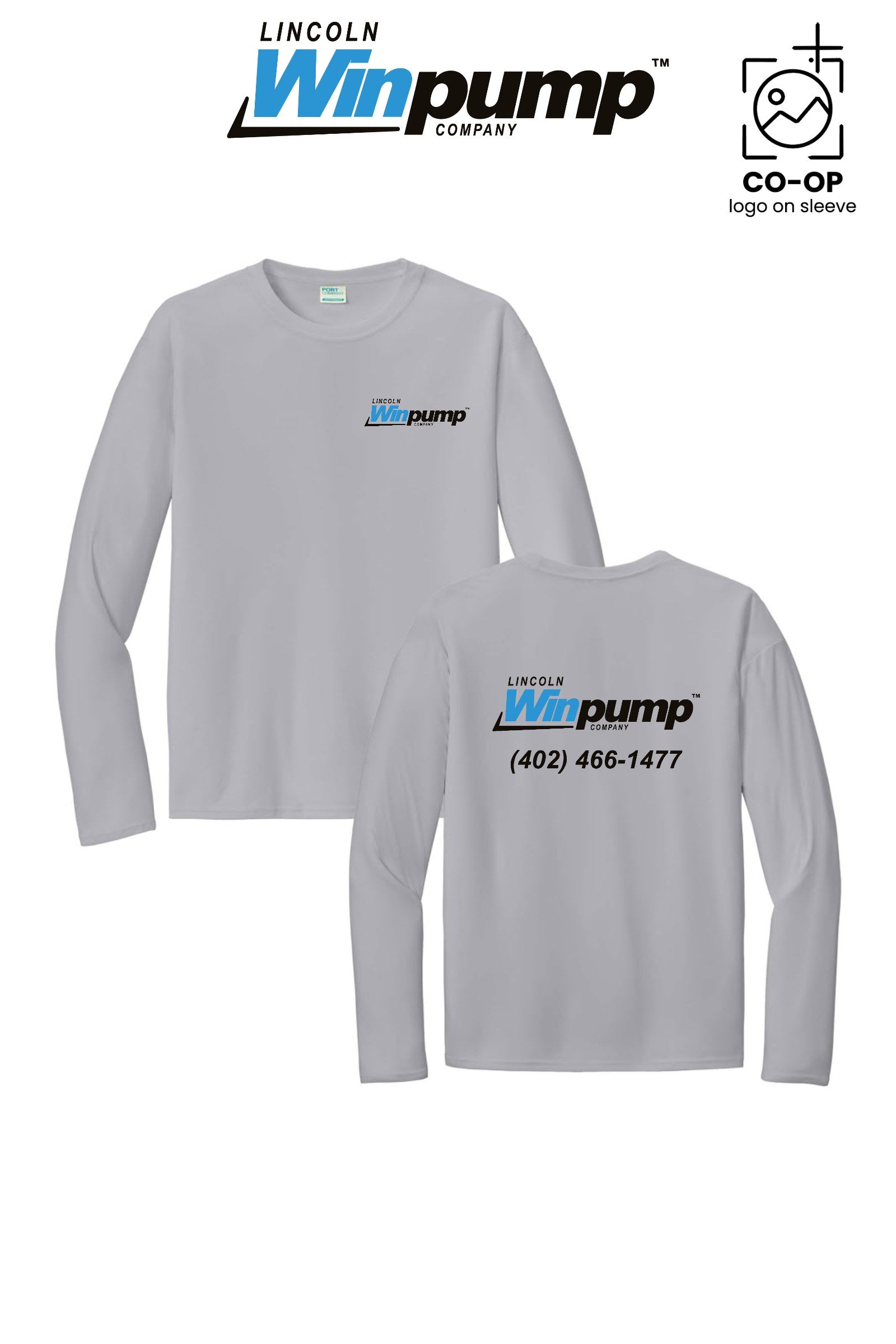 Port & Co™ Performance UPF 50 Long Sleeve - Lincoln Winpump