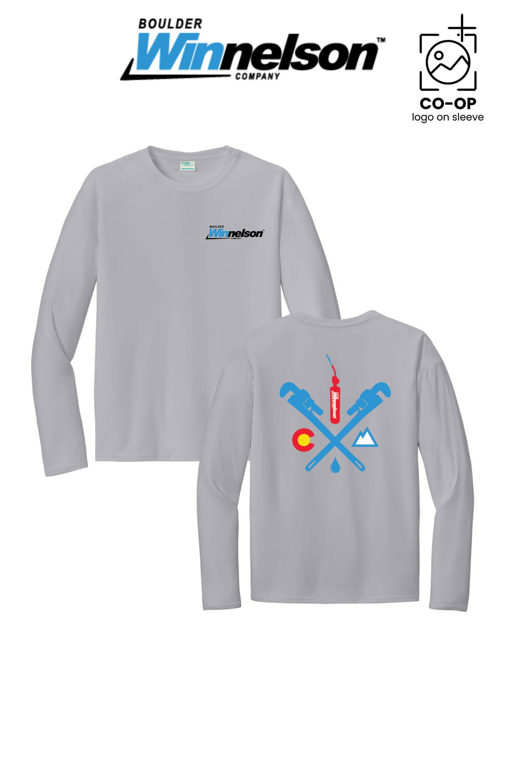 Port & Co™ Performance UPF 50 Long Sleeve - Boulder Winnelson