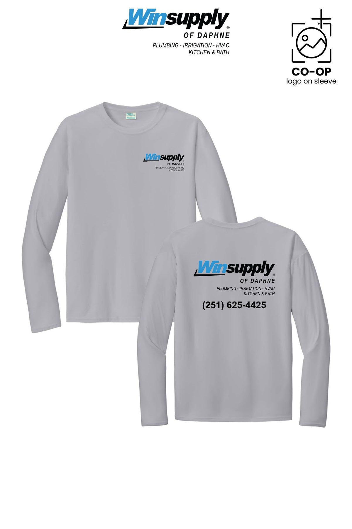 Port & Co™ Performance UPF 50 Long Sleeve - Winsupply of Daphne