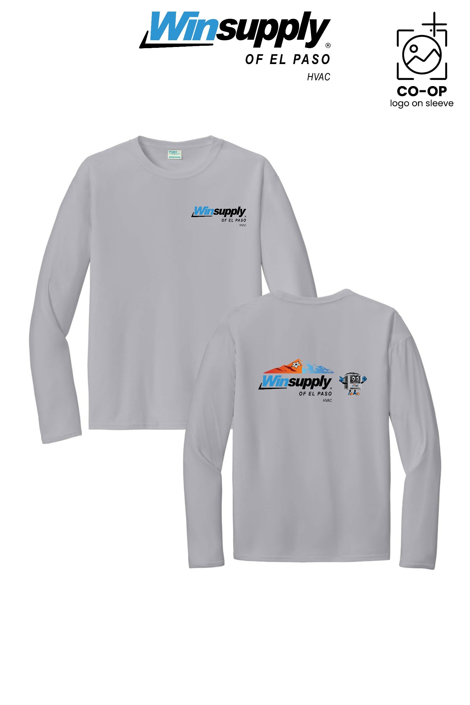 Port & Co™ Performance UPF 50 Long Sleeve - Winsupply of El Paso