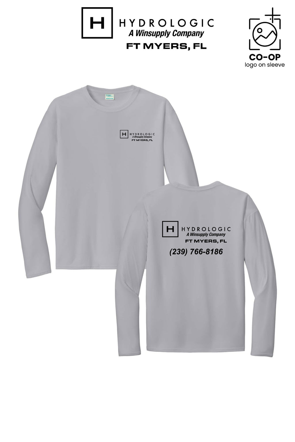 Port & Co™ Performance UPF 50 Long Sleeve - Winsupply Ft Myers FL Co.