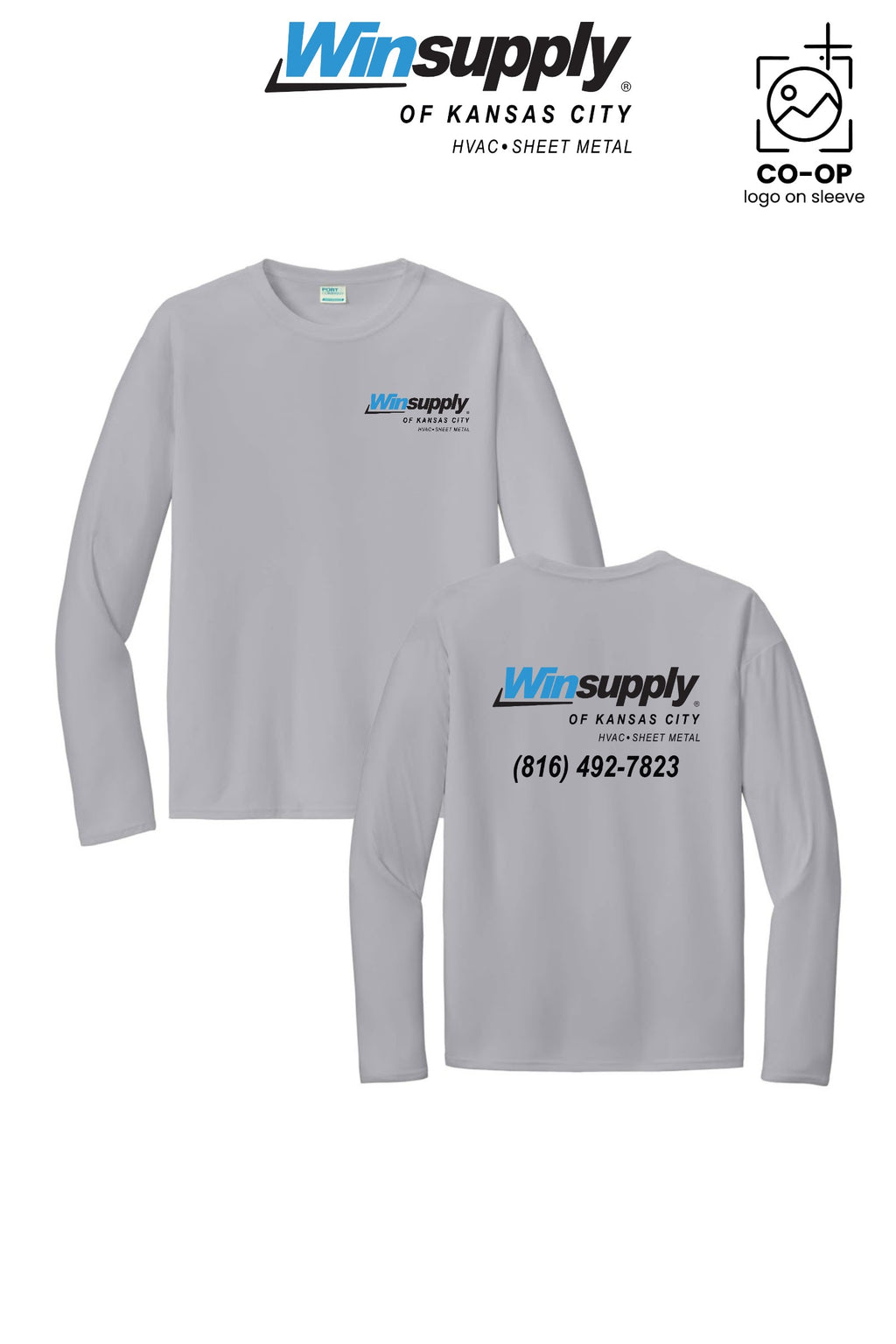 Port & Co™ Performance UPF 50 Long Sleeve - Winsupply of Kansas City