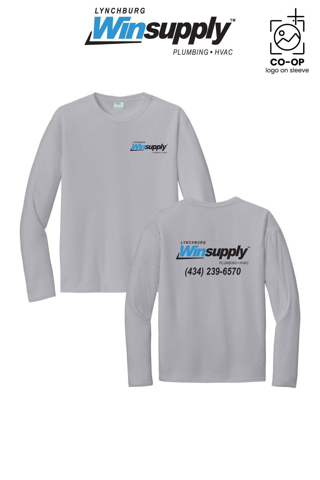 Port & Co™ Performance UPF 50 Long Sleeve - Lynchburg Winsupply