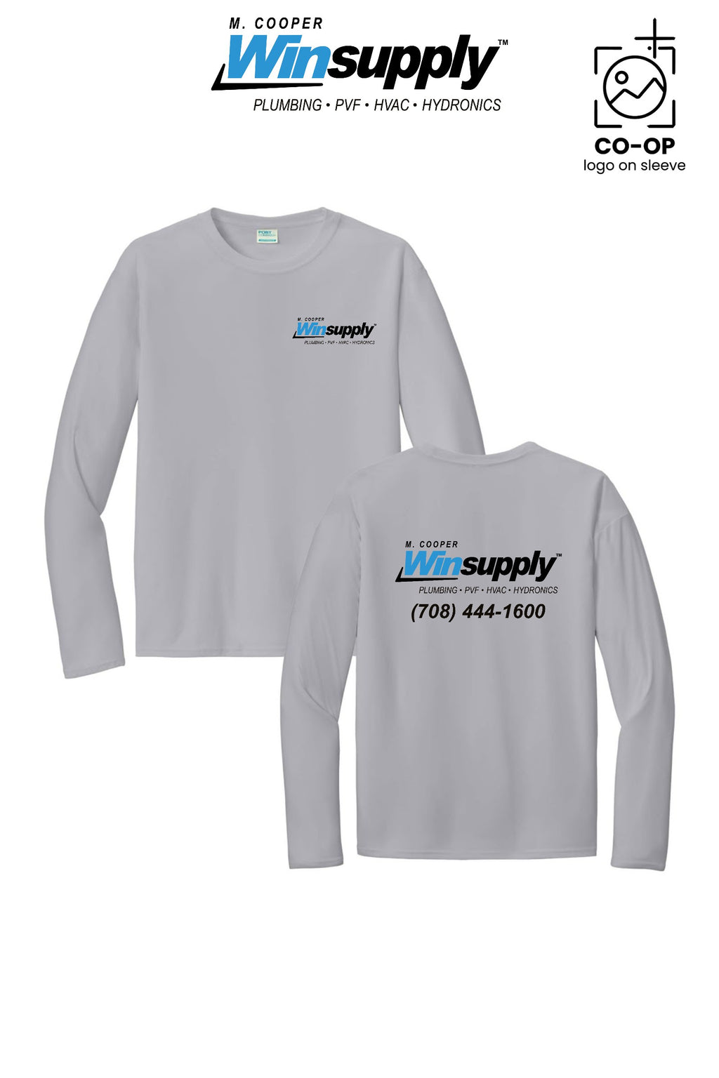 Port & Co™ Performance UPF 50 Long Sleeve - M. Cooper Winsupply Co.