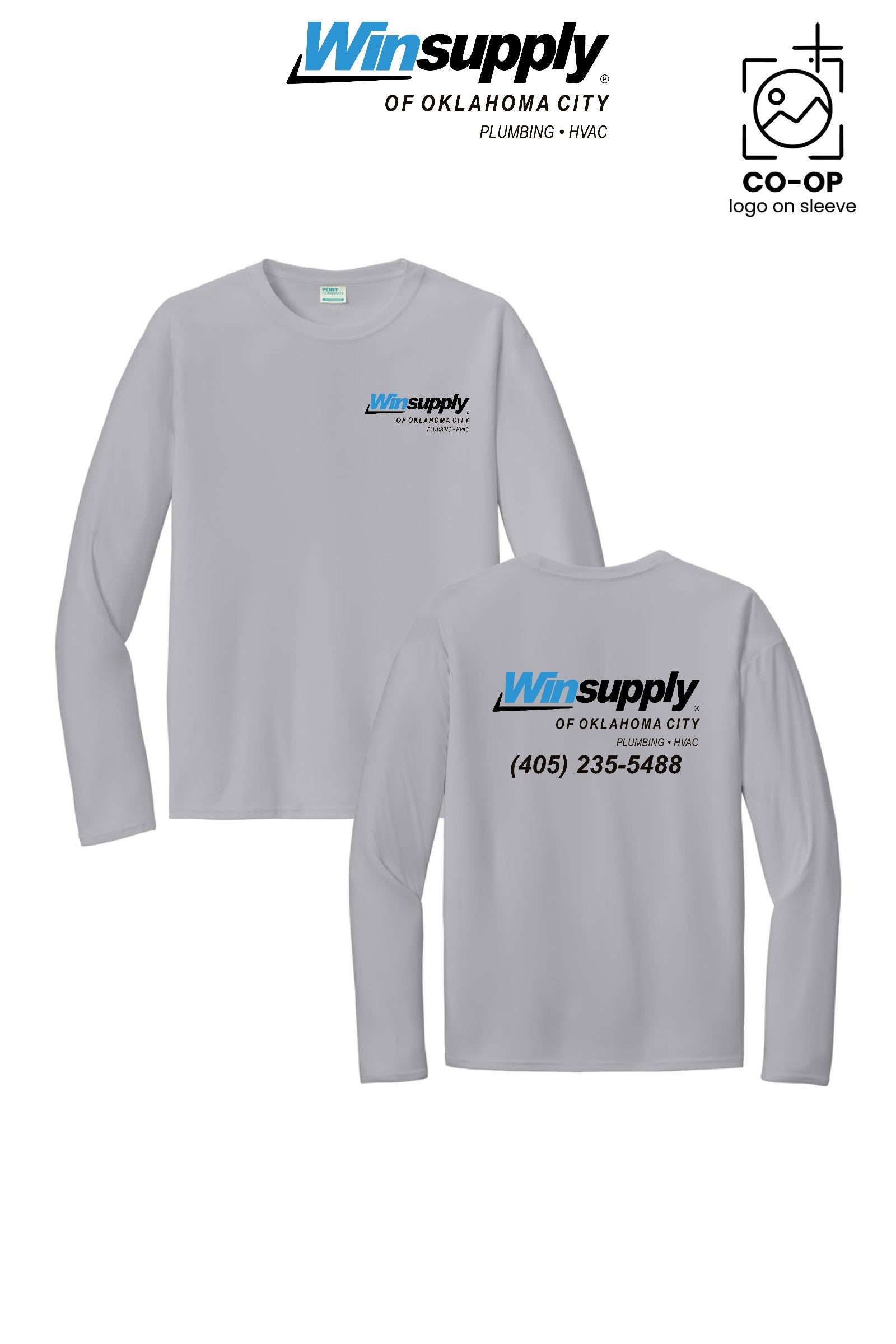 Port & Co™ Performance UPF 50 Long Sleeve - Winsupply of Oklahoma City