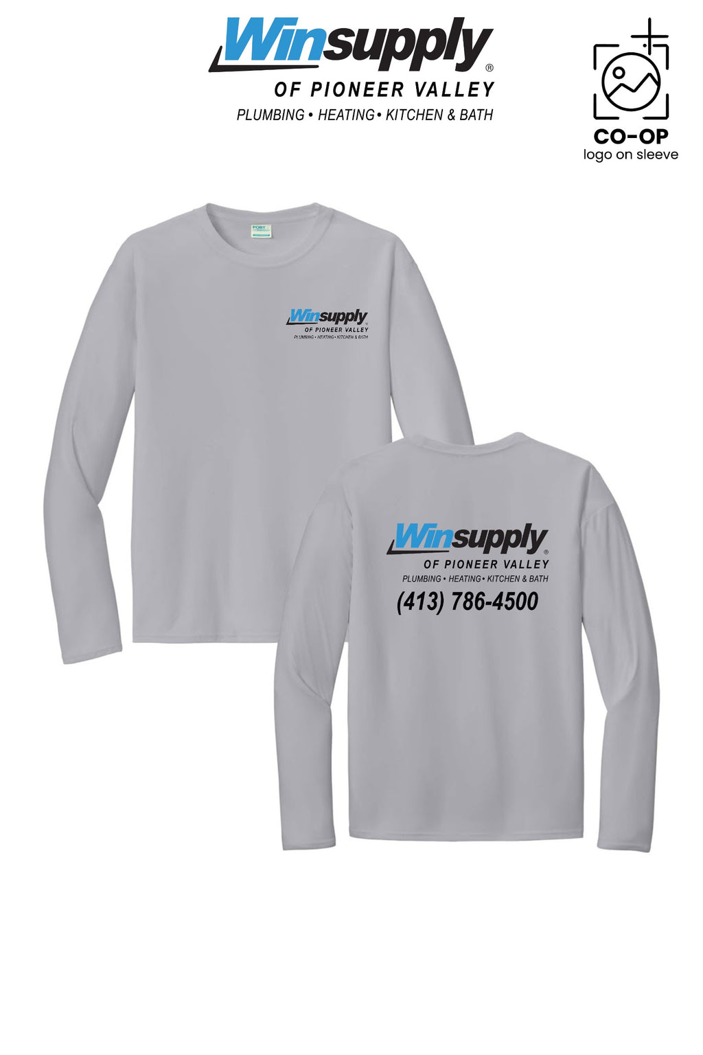 Port & Co™ Performance UPF 50 Long Sleeve - Winsupply of Pioneer Valley