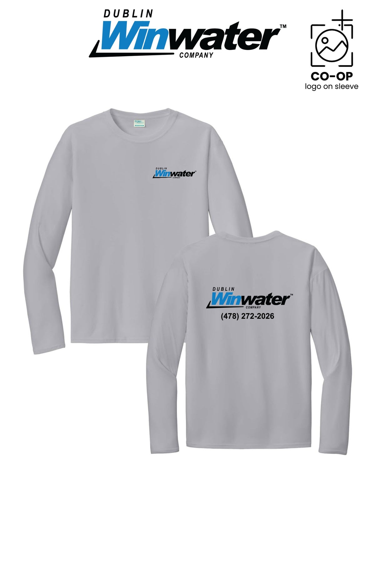 Port & Co™ Performance UPF 50 Long Sleeve - Dublin Winwater