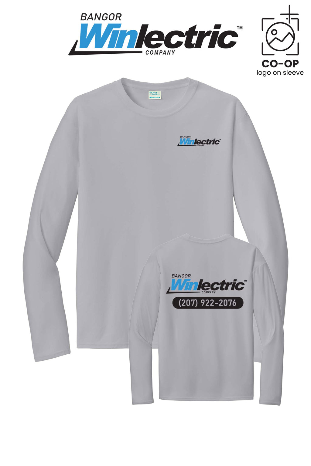 Port & Co™ Performance UPF 50 Long Sleeve - Winlectric Bangor