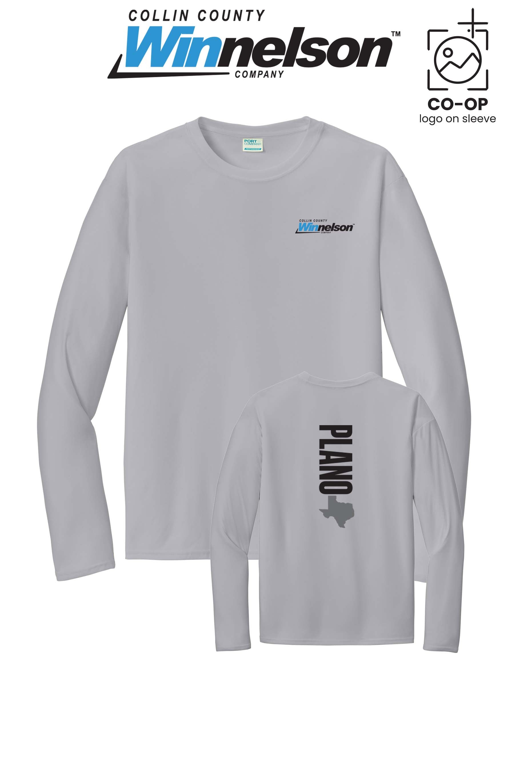 Port & Co™ Performance UPF 50 Long Sleeve - Collin County Winnelson
