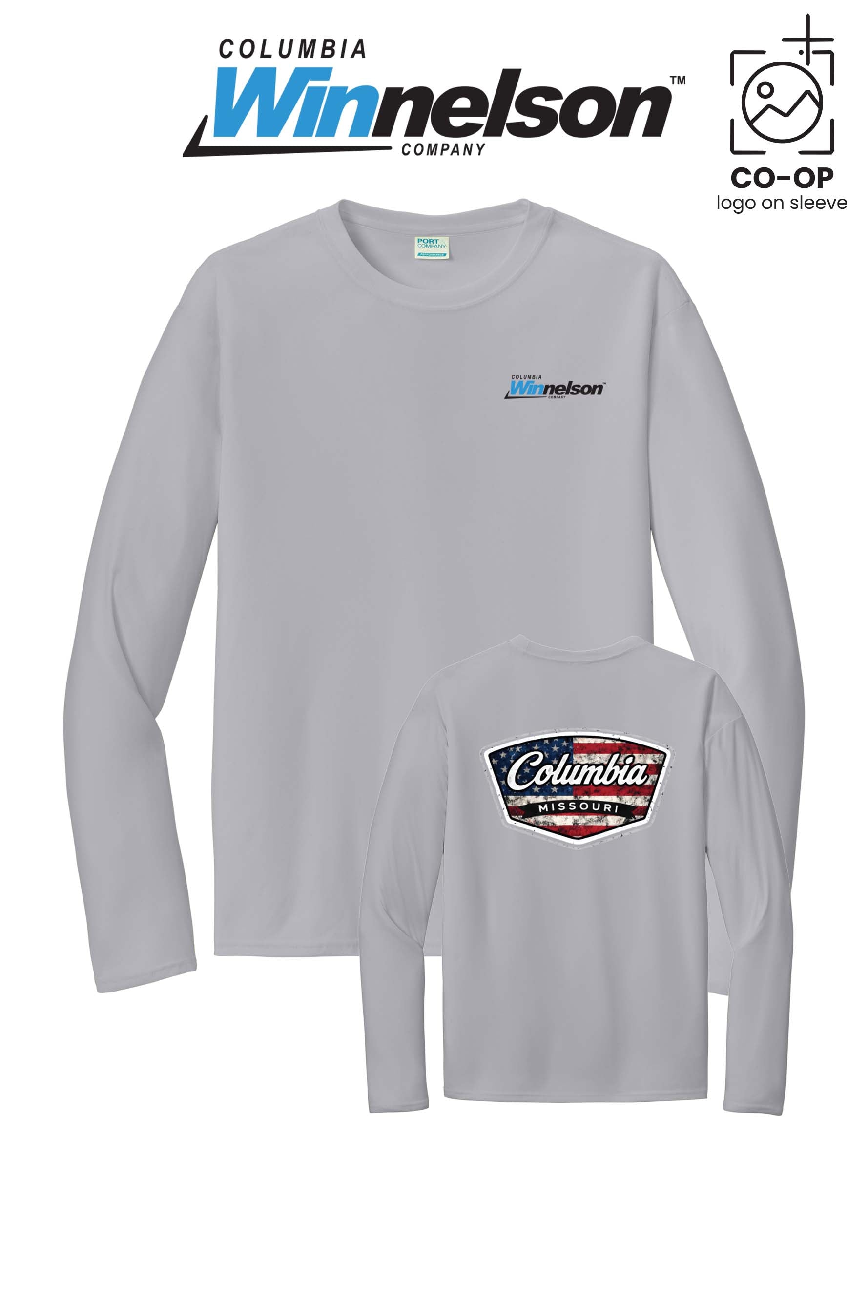Port & Co™ Performance UPF 50 Long Sleeve - Columbia MO Winnelson