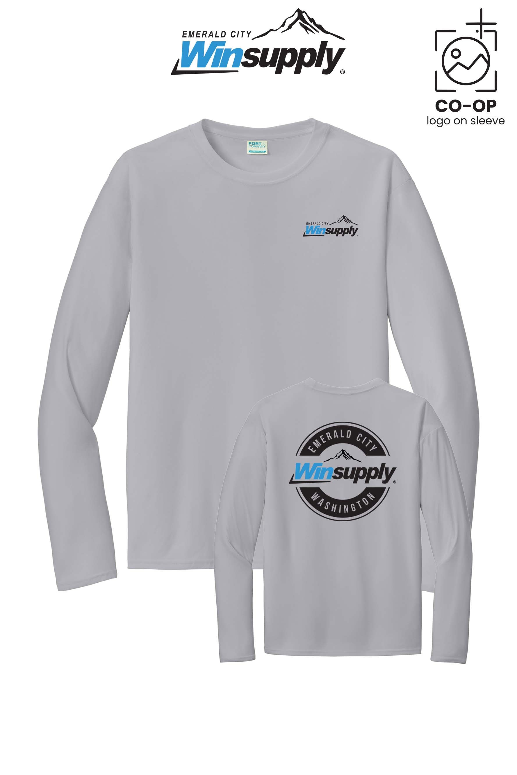 Port & Co™ Performance UPF 50 Long Sleeve - Winsupply Emerald City
