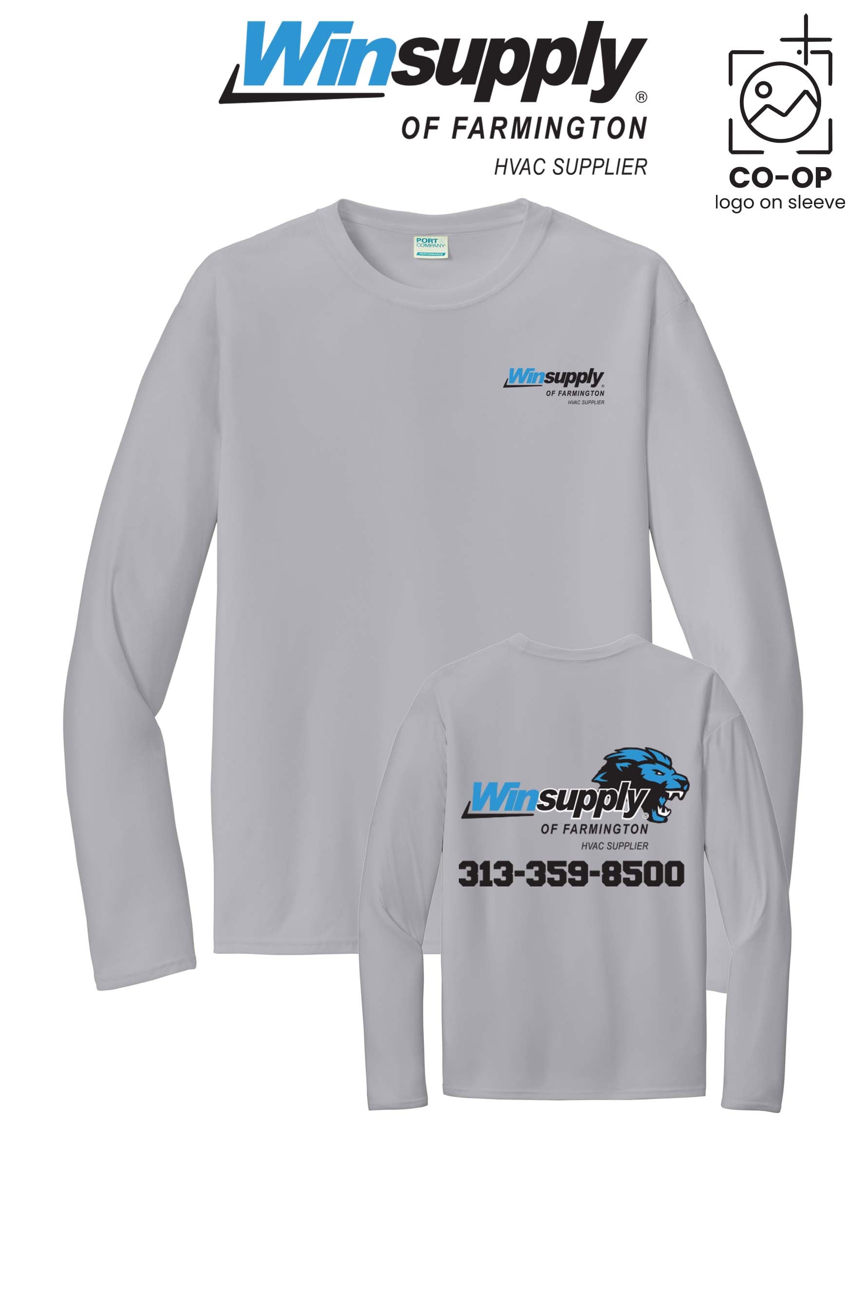 Port & Co™ Performance UPF 50 Long Sleeve - Winsupply of Farmington