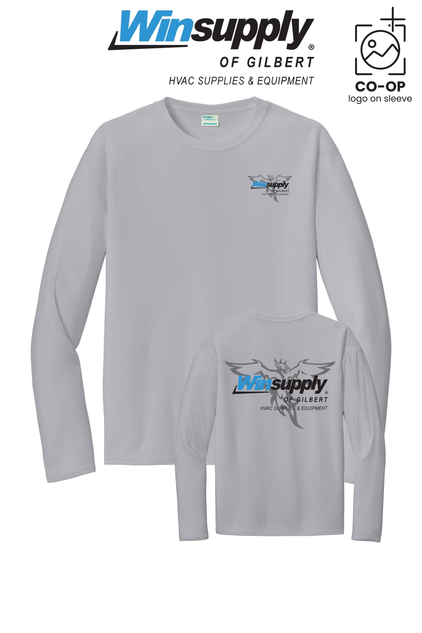 Port & Co™ Performance UPF 50 Long Sleeve - Winsupply of Gilbert