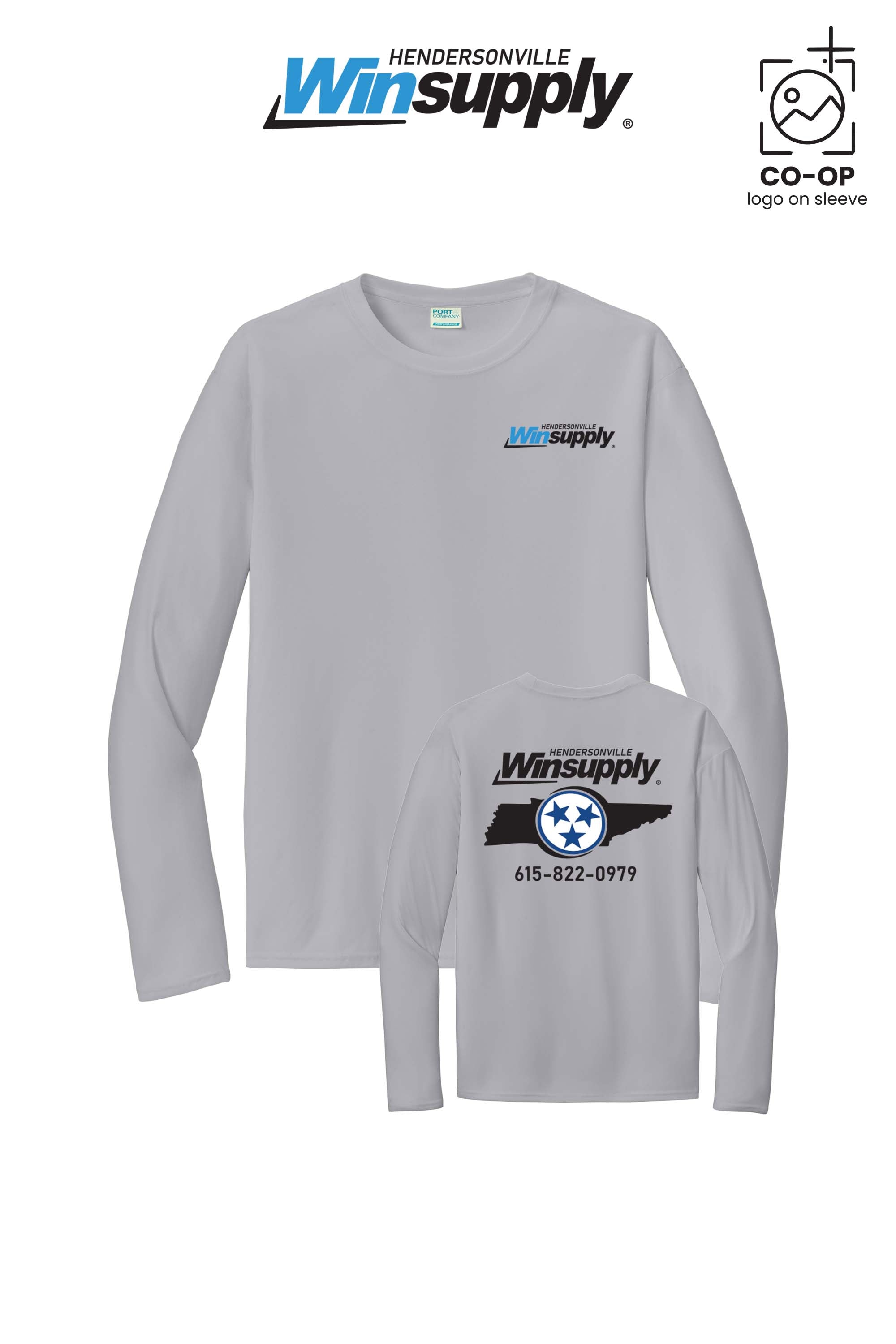 Port & Co™ Performance UPF 50 Long Sleeve - Winsupply of Hendersonville