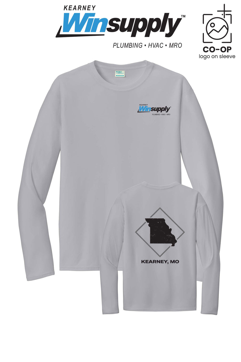 Port & Co™ Performance UPF 50 Long Sleeve - Kearney Winsupply