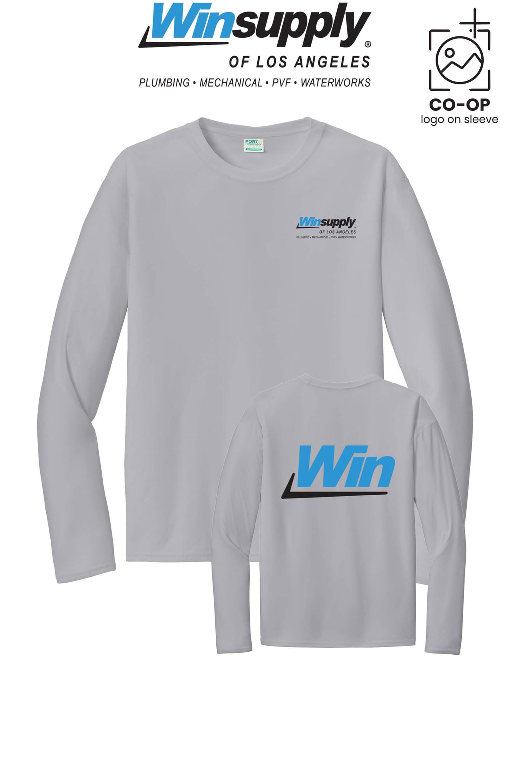 Port & Co™ Performance UPF 50 Long Sleeve - Winsupply of Los Angeles