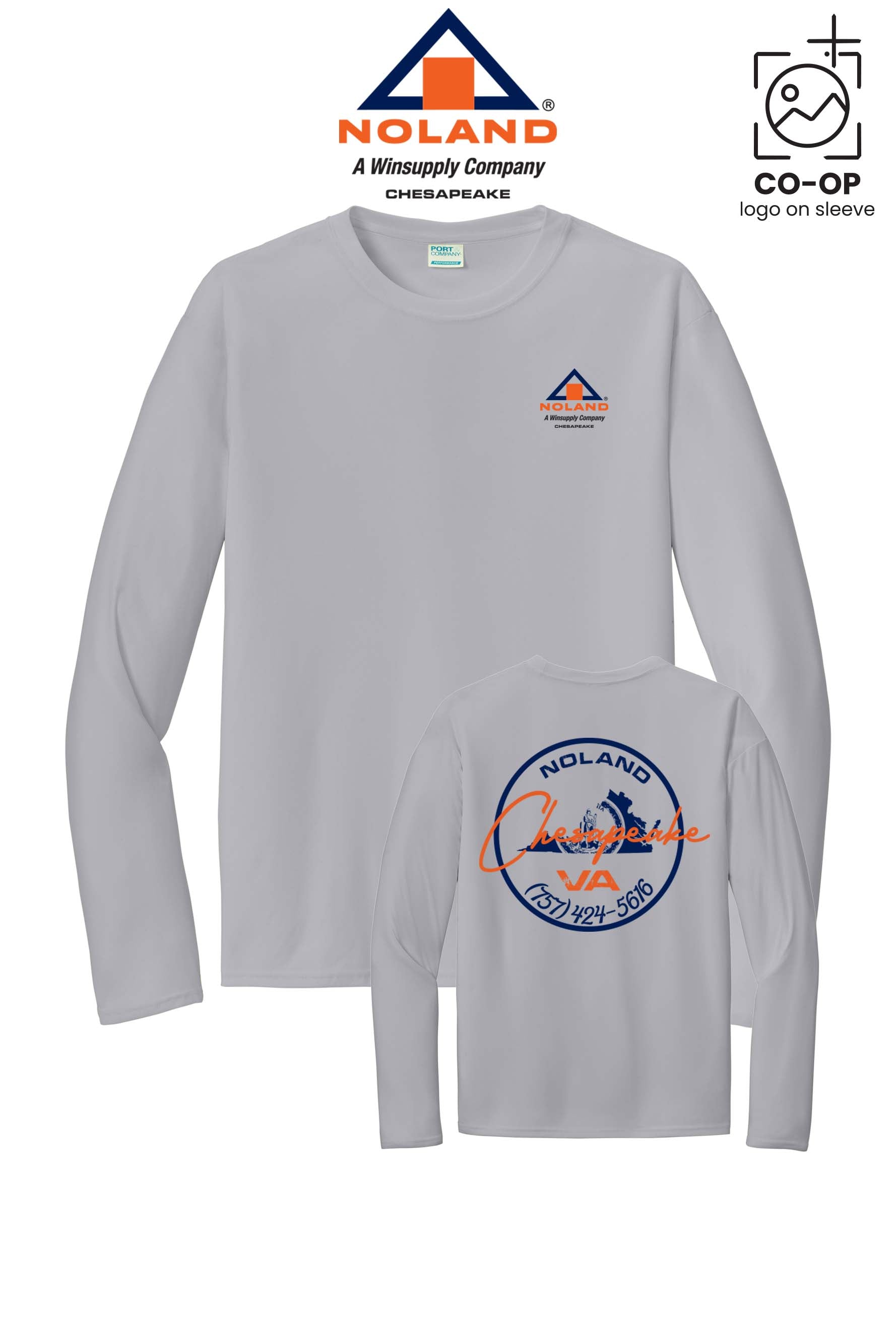 Port & Co™ Performance UPF 50 Long Sleeve - Noland Company Chesapeake