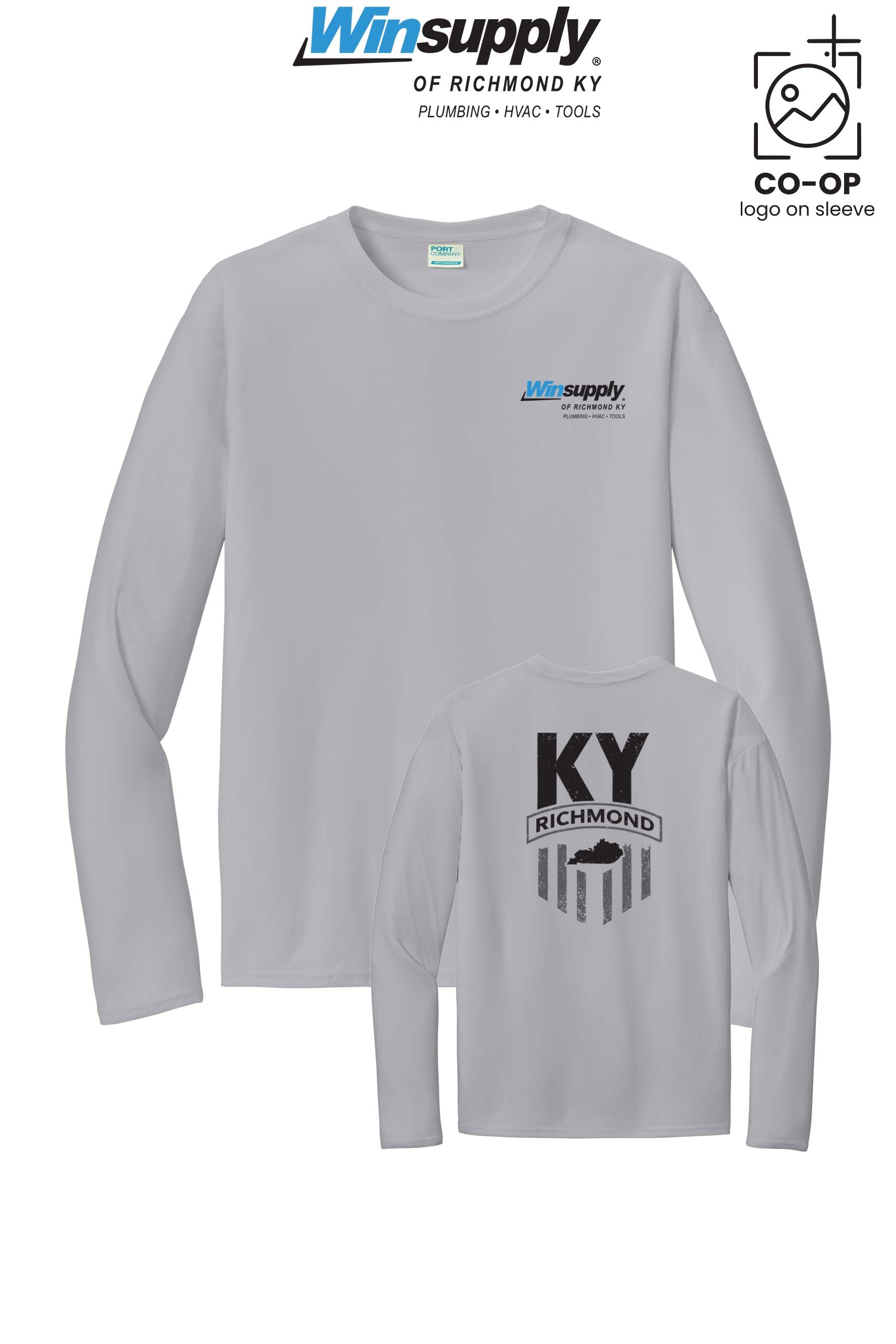 Port & Co™ Performance UPF 50 Long Sleeve - Winsupply of Richmond KY